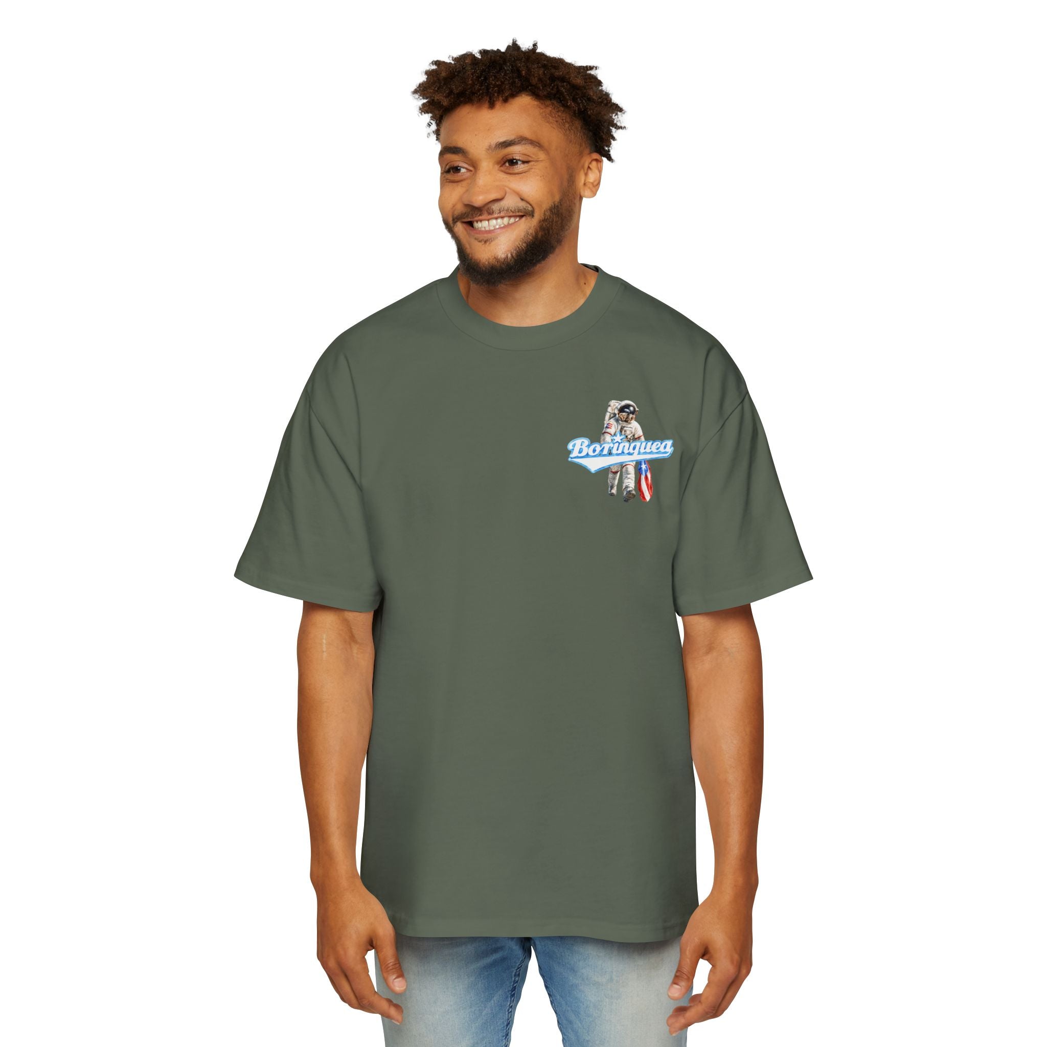 Camisa Oversized “Boricua en la Luna” Borinquea