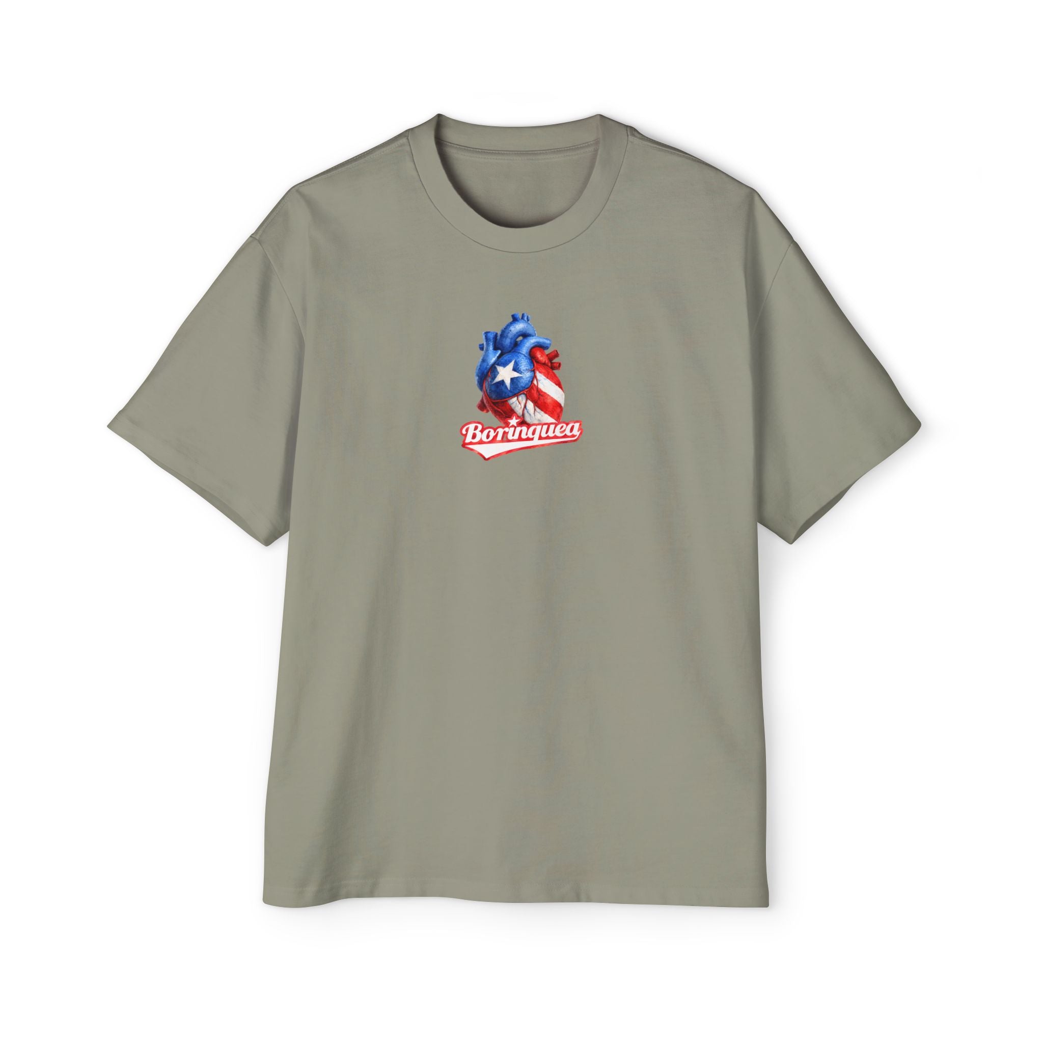Camisa Oversized “Preciosa Corazón Boricua” Borinquea