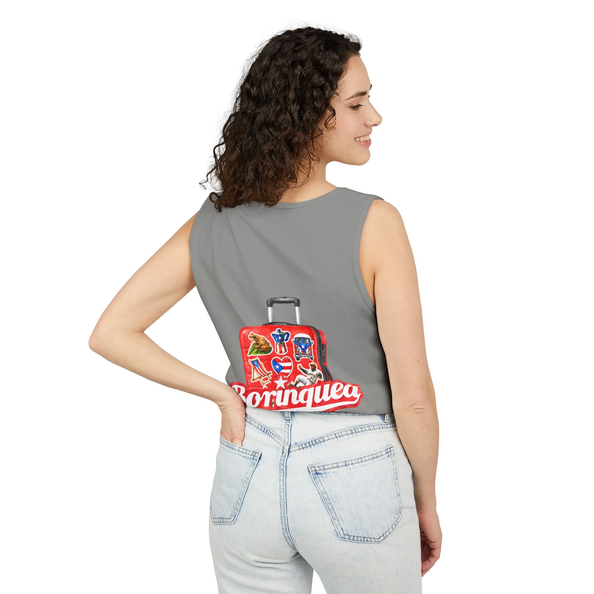 Tank Top "Viajero Boricua" Borinquea