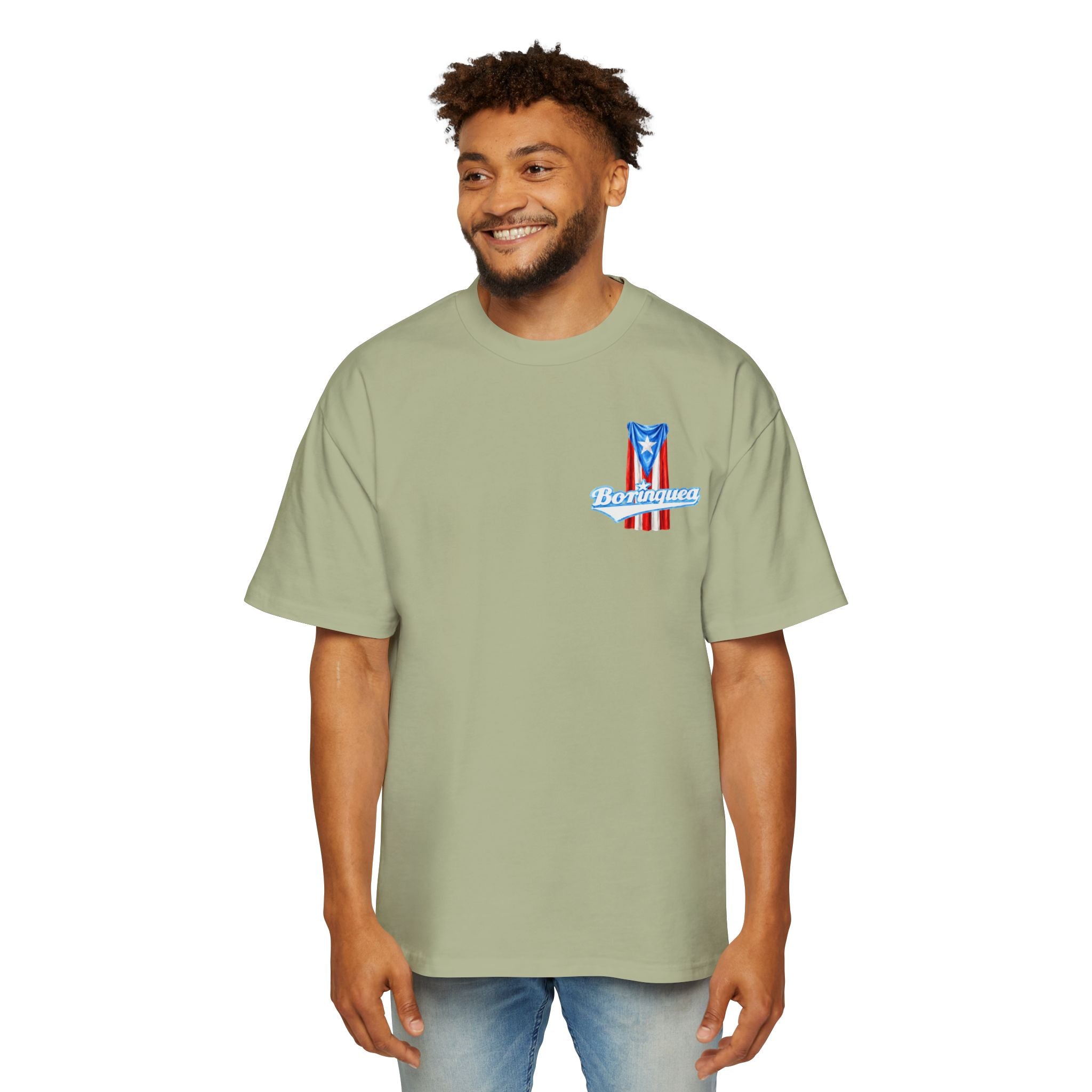 Camisa Oversized “Bandera Colgante Puerto Rico” Borinquea