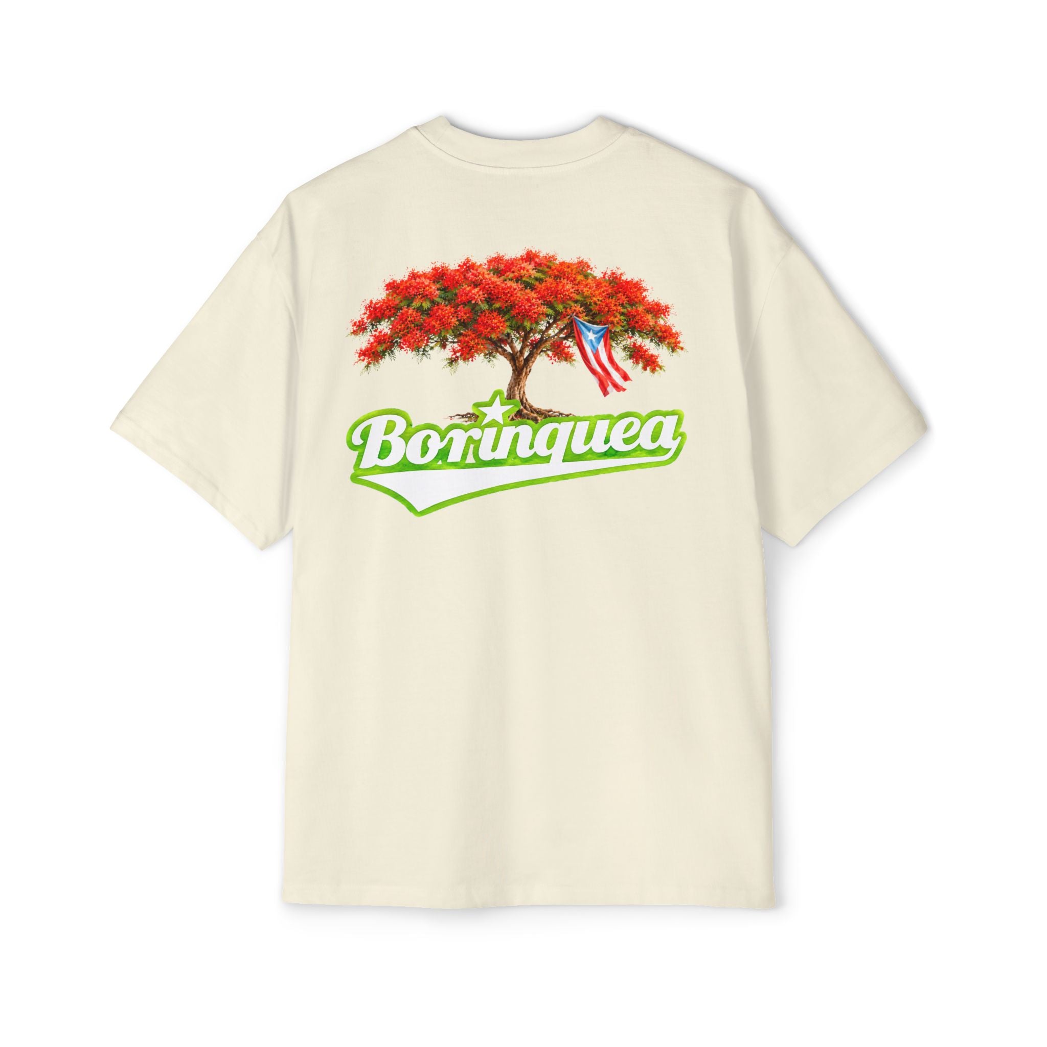Camisa Oversize "Flamboyán de Puerto Rico" Borinquea
