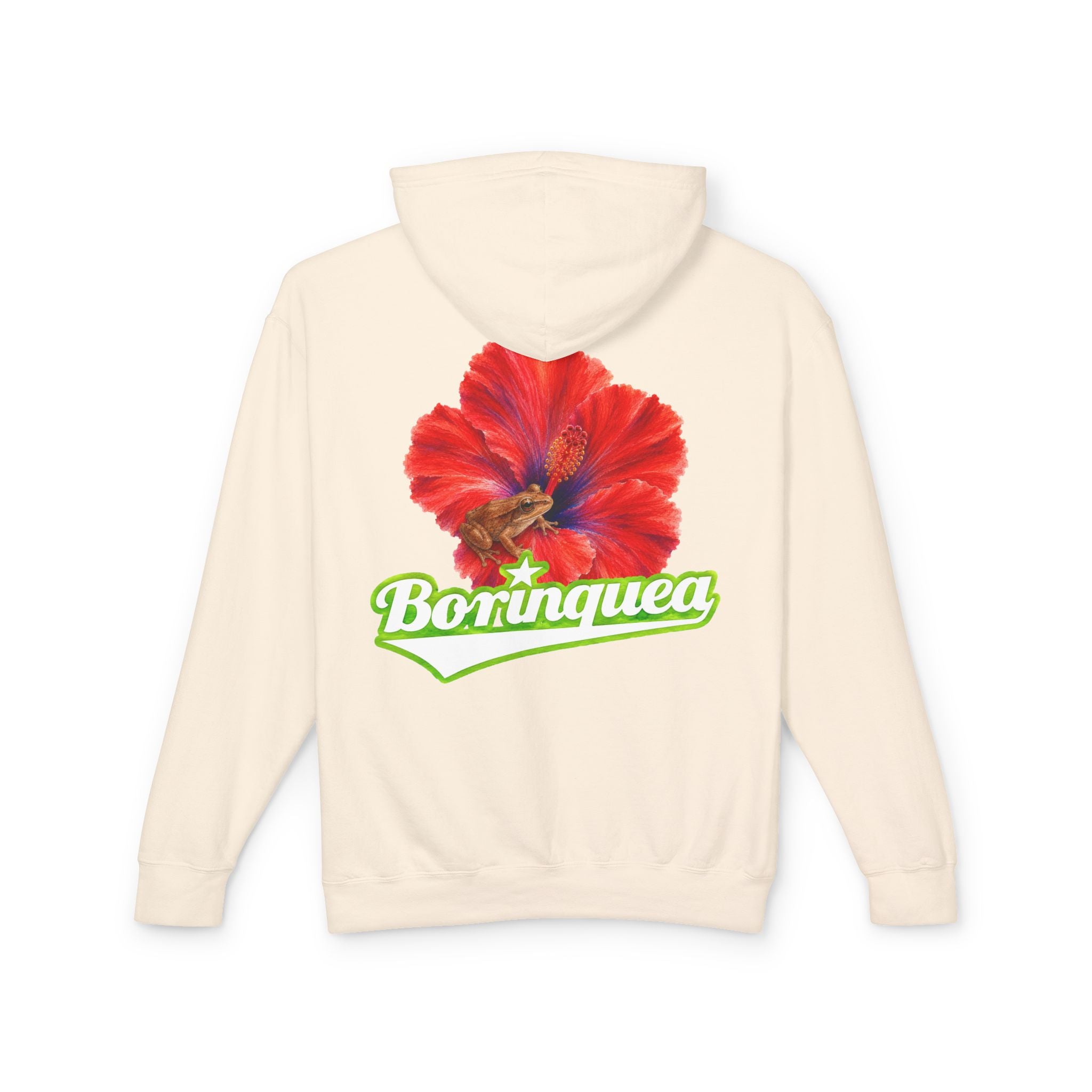 Hoodie "Coquí y Flor de Maga" Borinquea