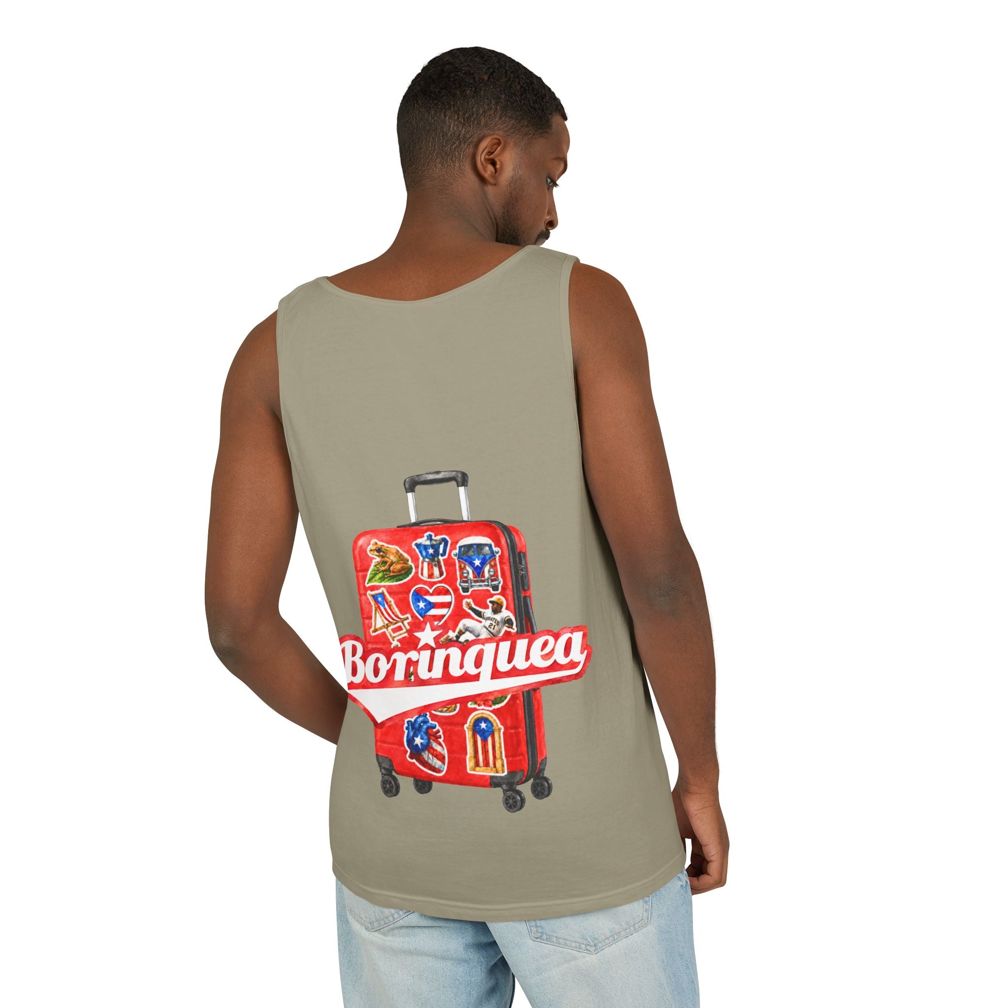 Tank Top "Viajero Boricua" Borinquea
