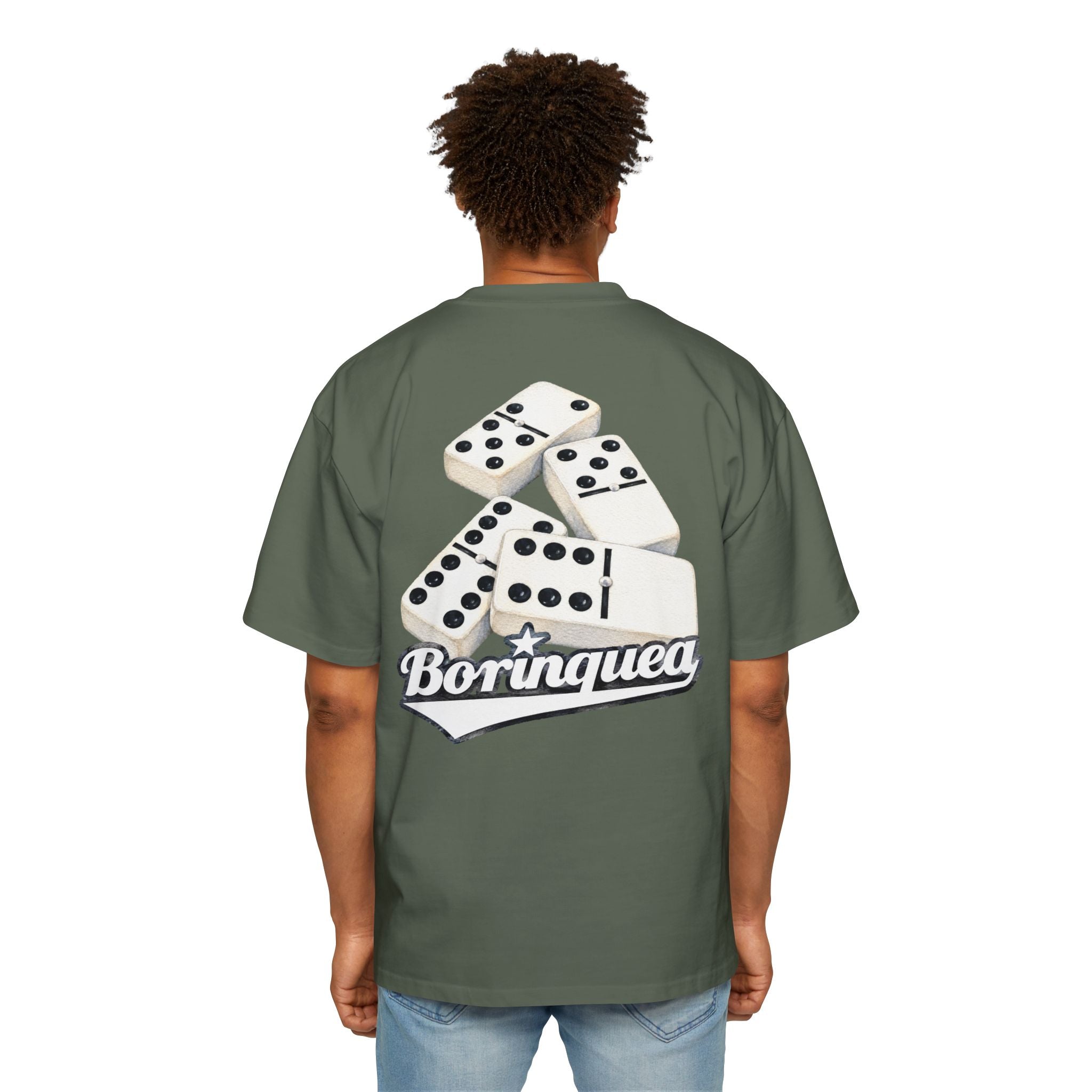 Camisa Oversized “Domino Boricua” Borinquea