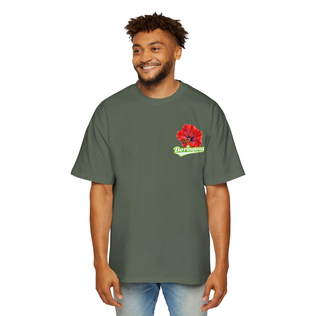 Camisa Oversize "Coquí y Flor de Maga" Borinquea