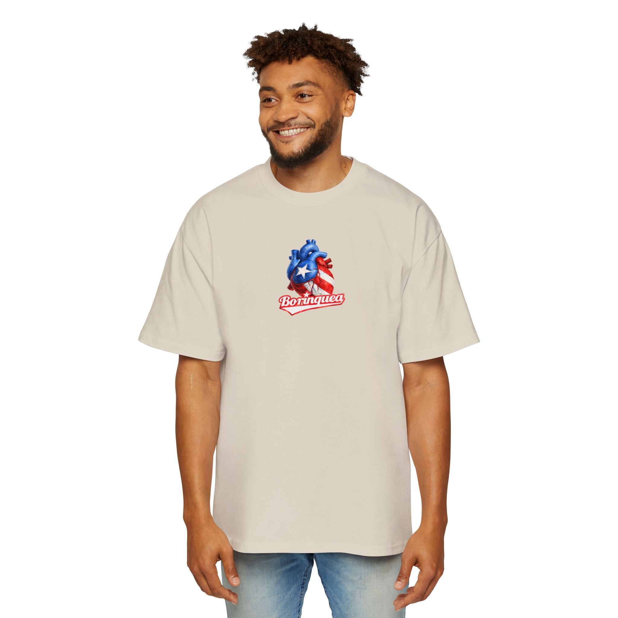 Camisa Oversized “Preciosa Corazón Boricua” Borinquea