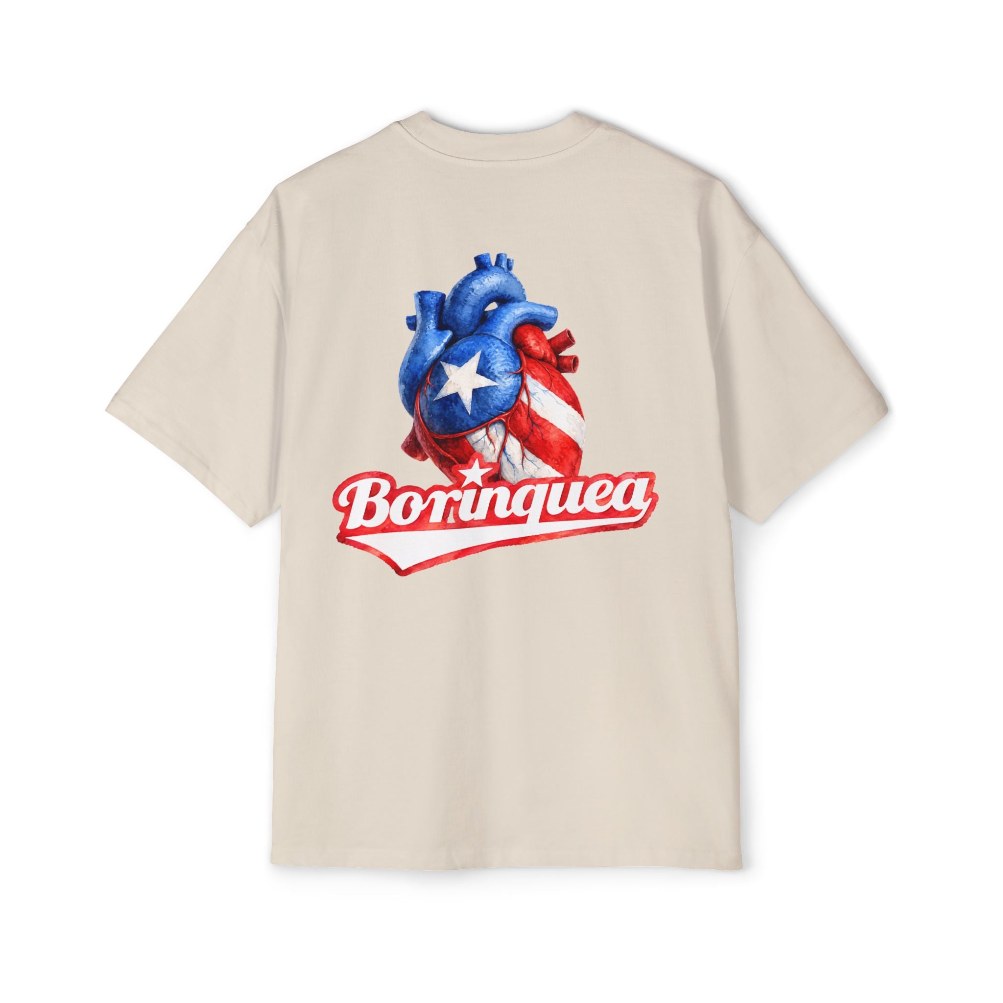 Camisa Oversized “Preciosa Corazón Boricua” Borinquea