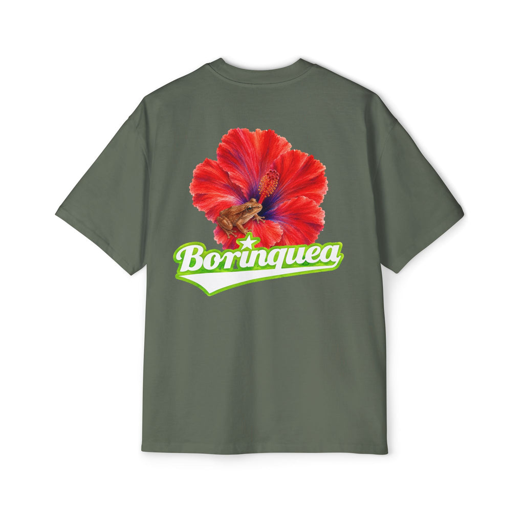 Camisa Oversize "Coquí y Flor de Maga" Borinquea