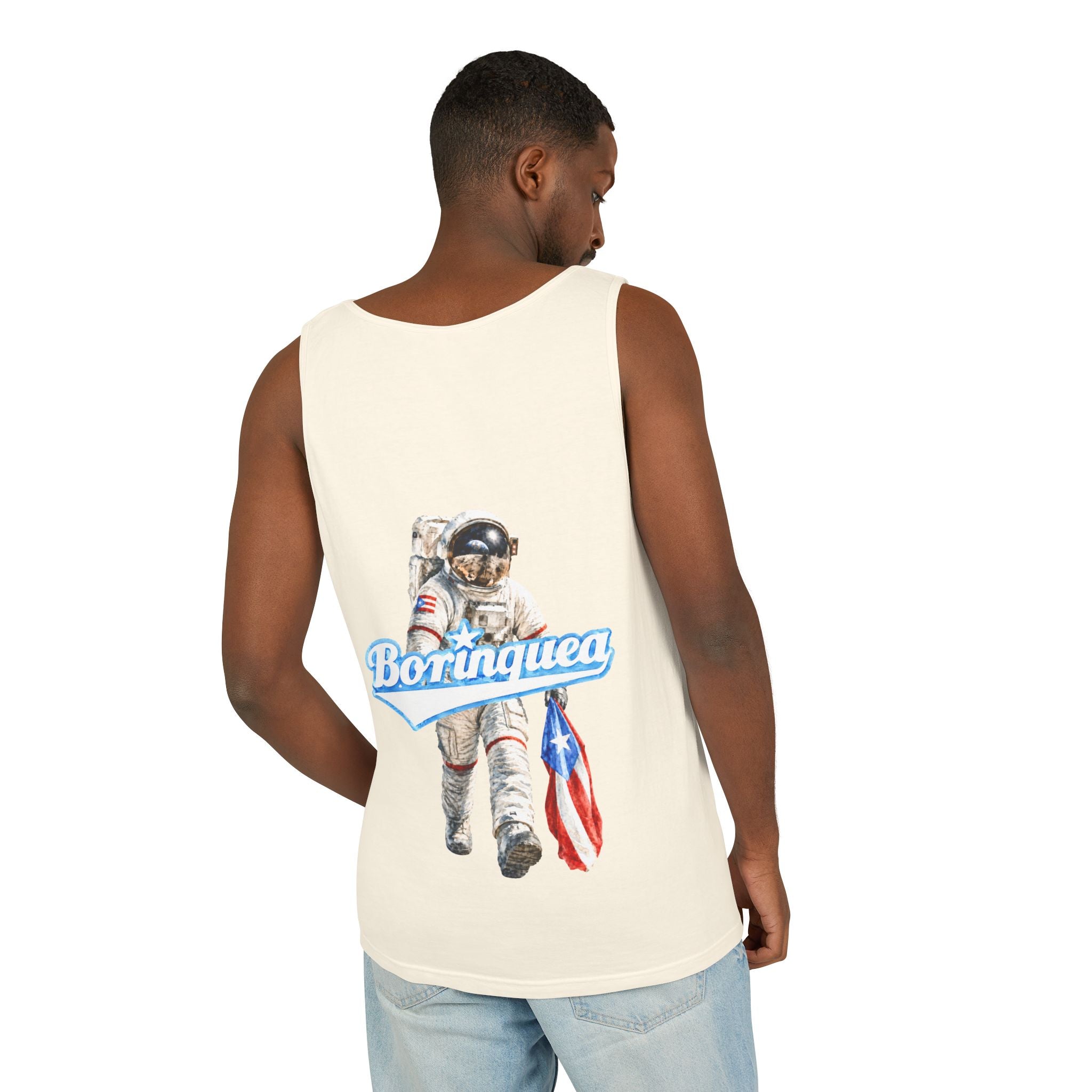 Tank Top Unisex “Boricua en la Luna” Borinquea