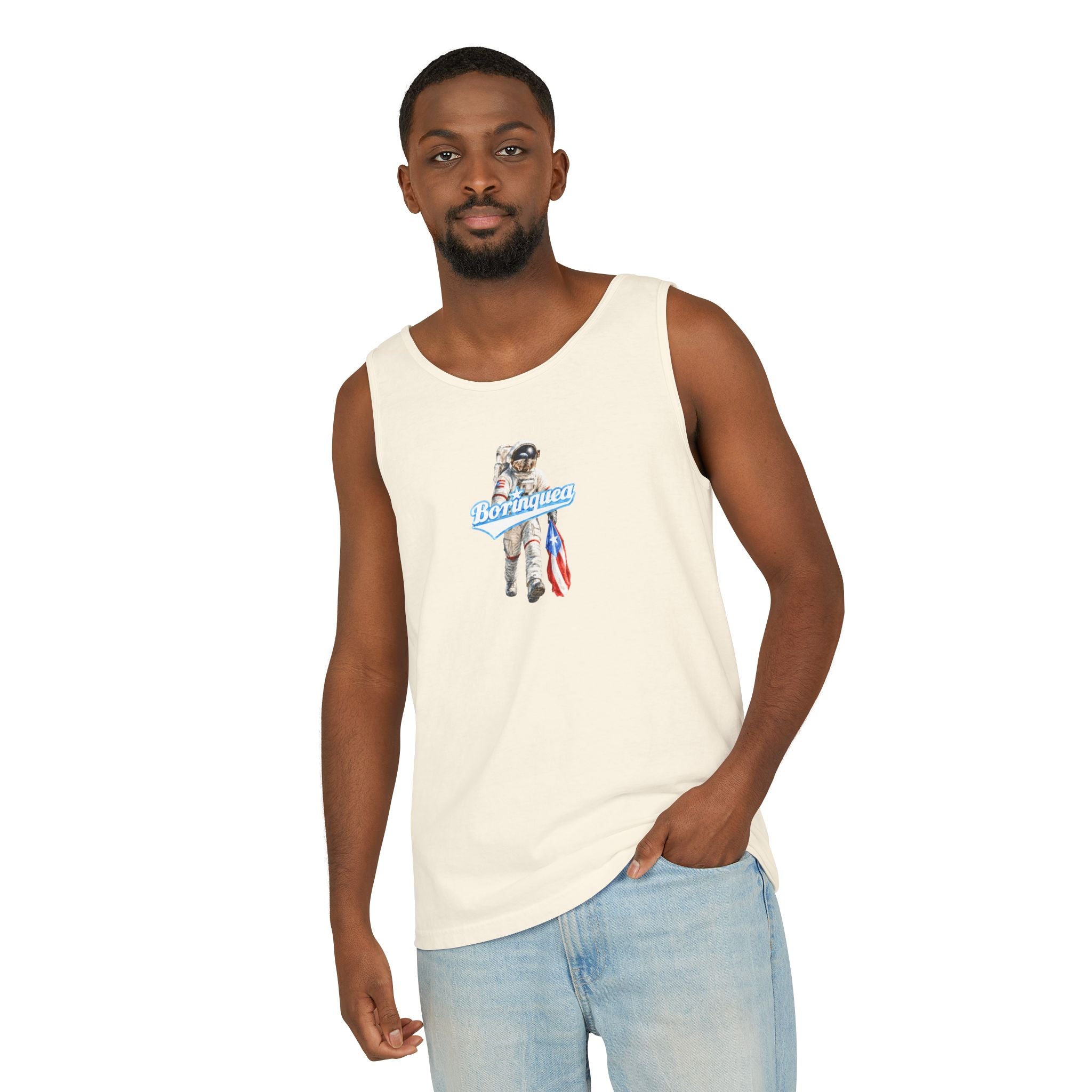 Tank Top Unisex “Boricua en la Luna” Borinquea