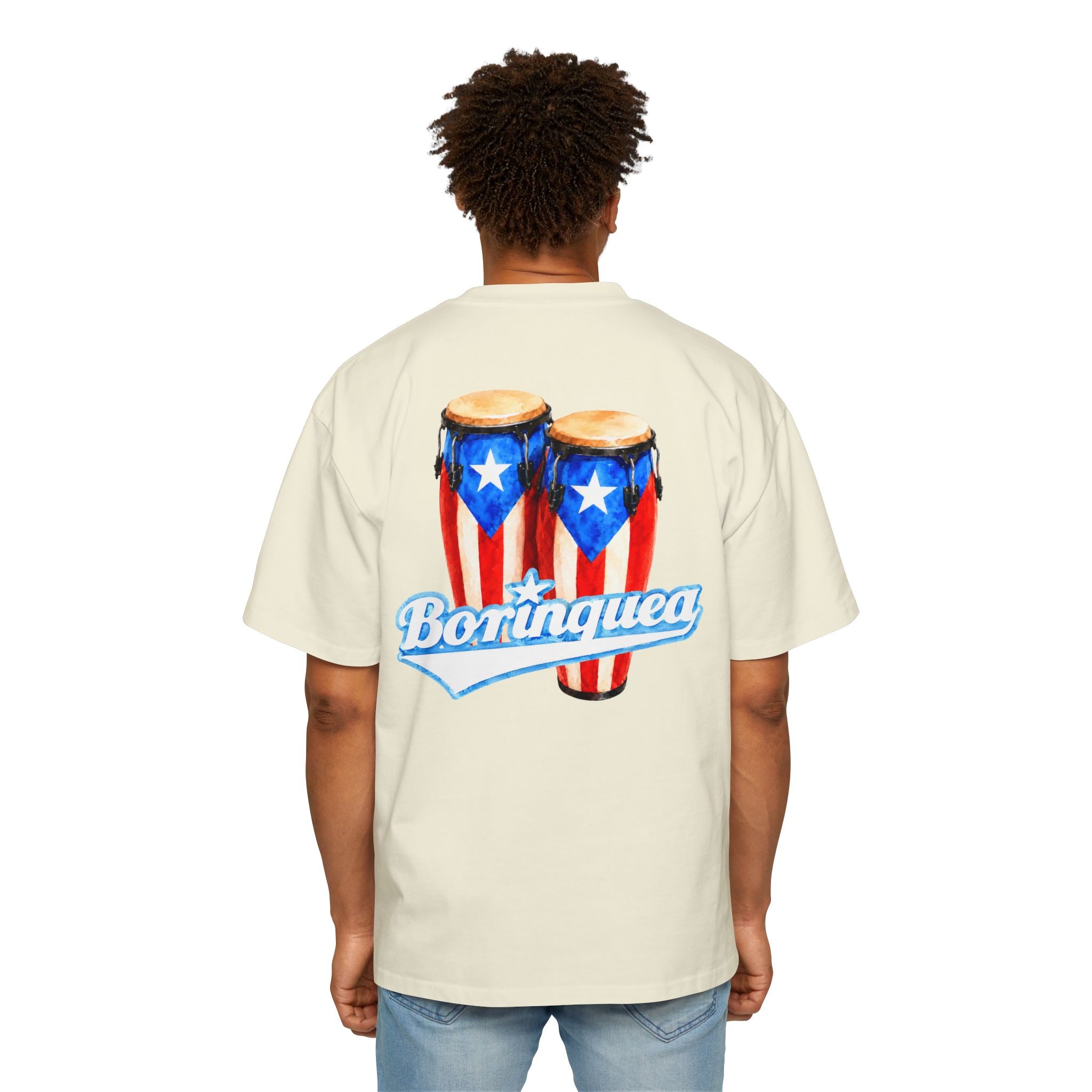 Camisa Oversized “Congas Puerto Rico” Borinquea