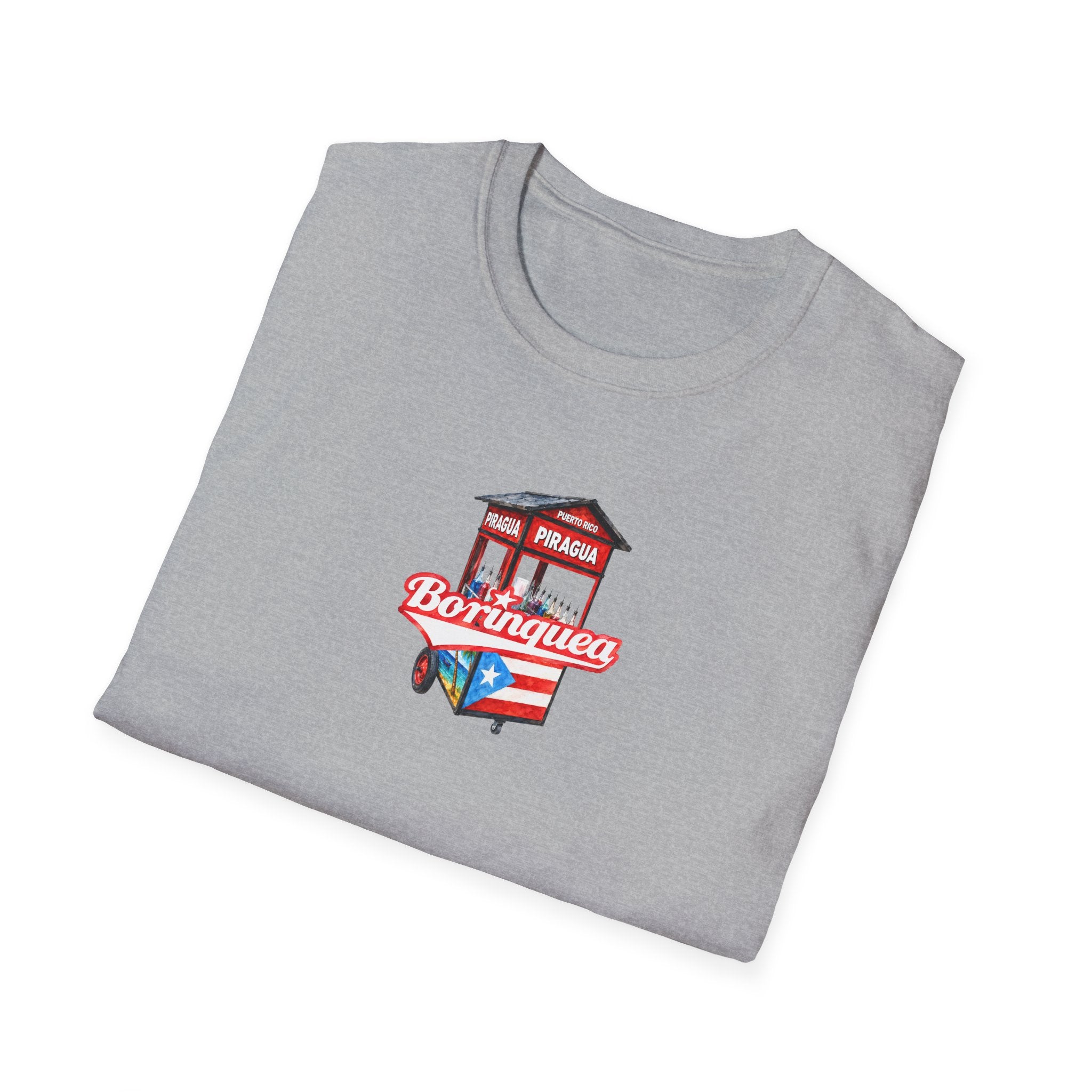 Camisa Soft Style “Carrito de Piraguas Boricua” Borinquea