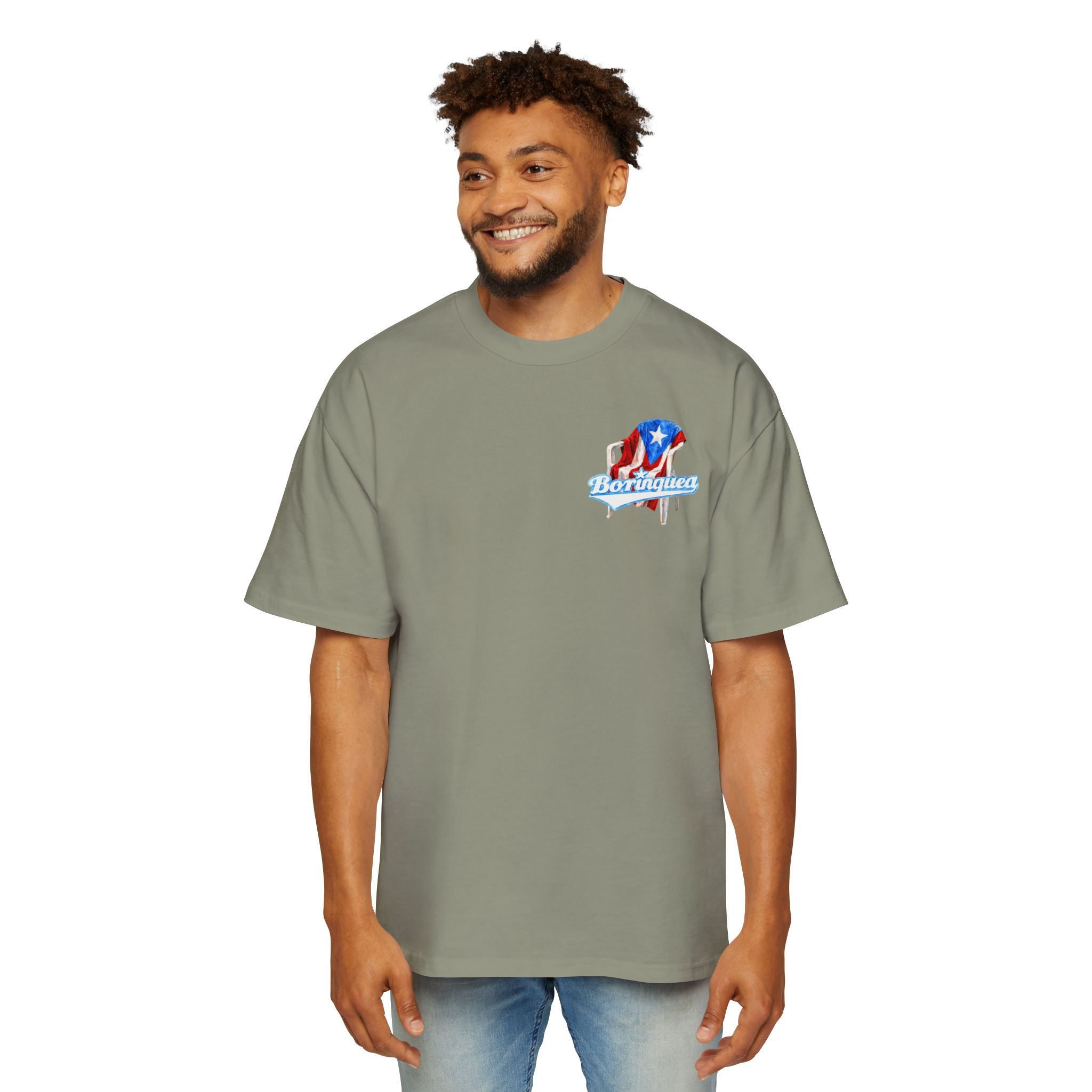 Camisa Oversized “Seguimos Aquí” Borinquea