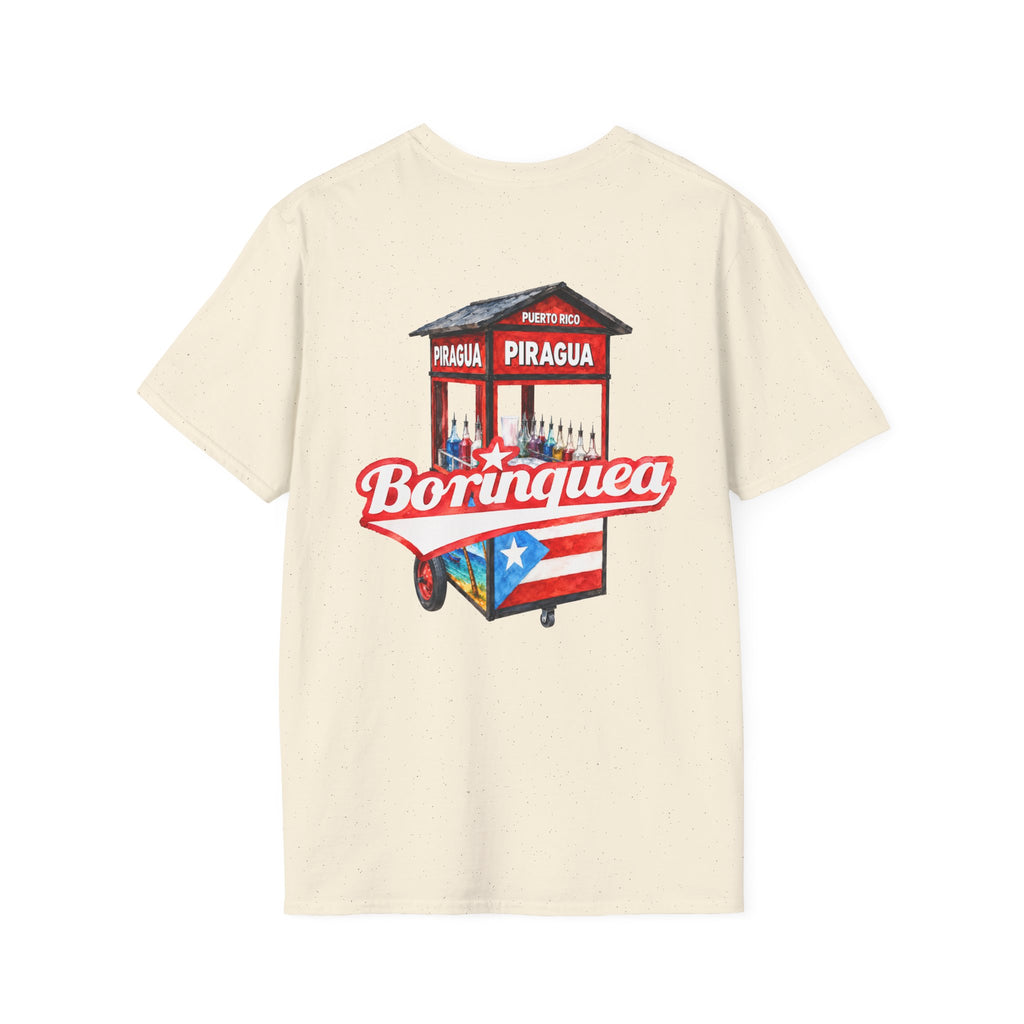 Camisa Soft Style “Carrito de Piraguas Boricua” Borinquea
