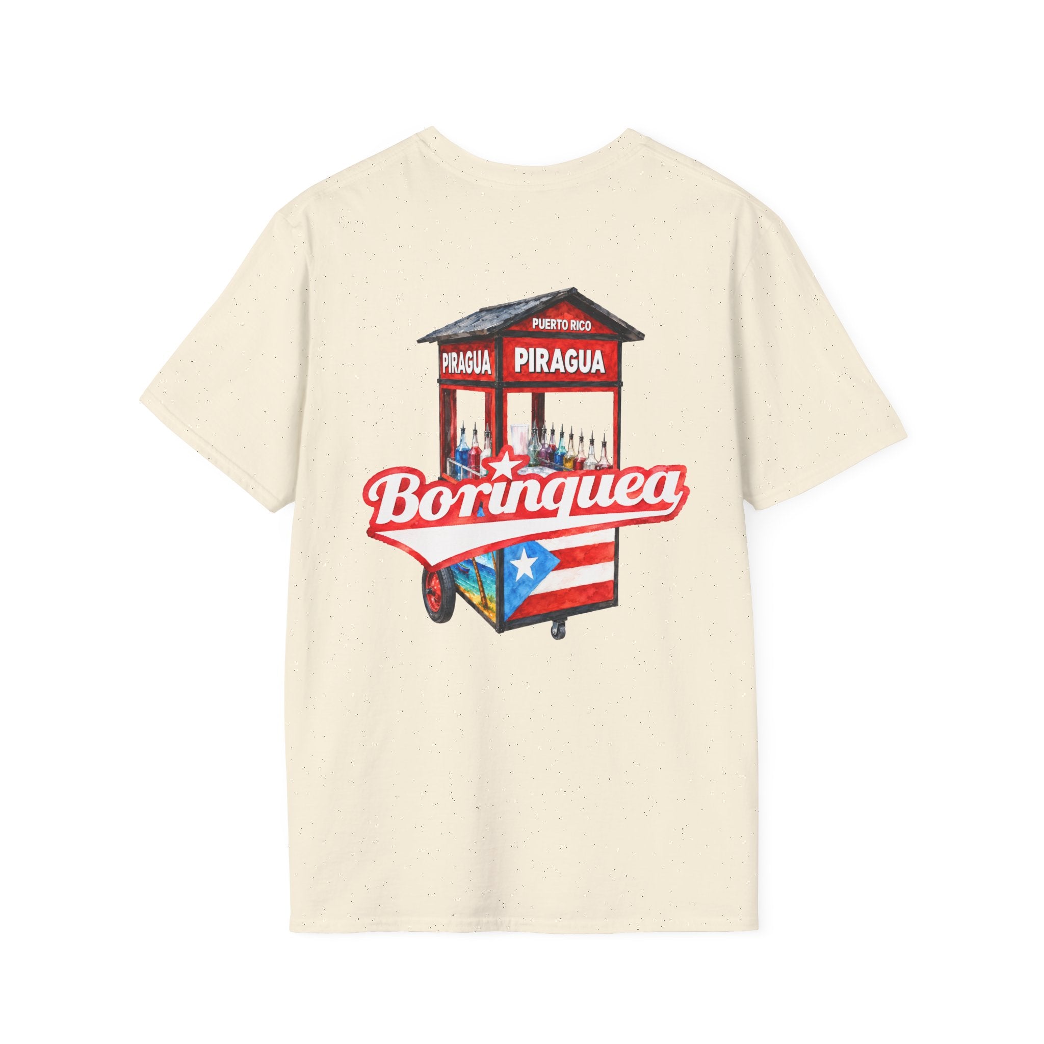 Camisa Soft Style “Carrito de Piraguas Boricua” Borinquea