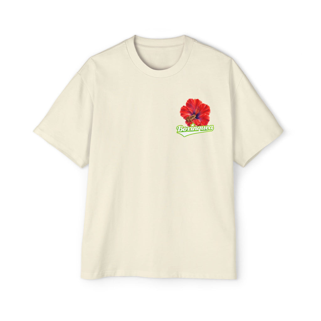 Camisa Oversize "Coquí y Flor de Maga" Borinquea
