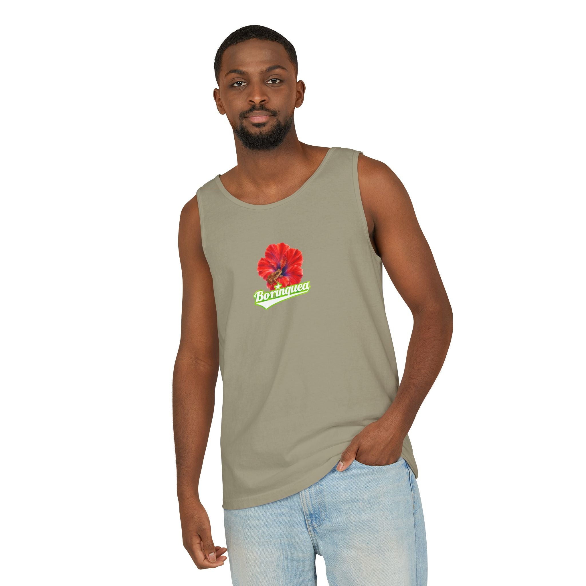 Tank Top "Coquí y Flor de Maga" Borinquea
