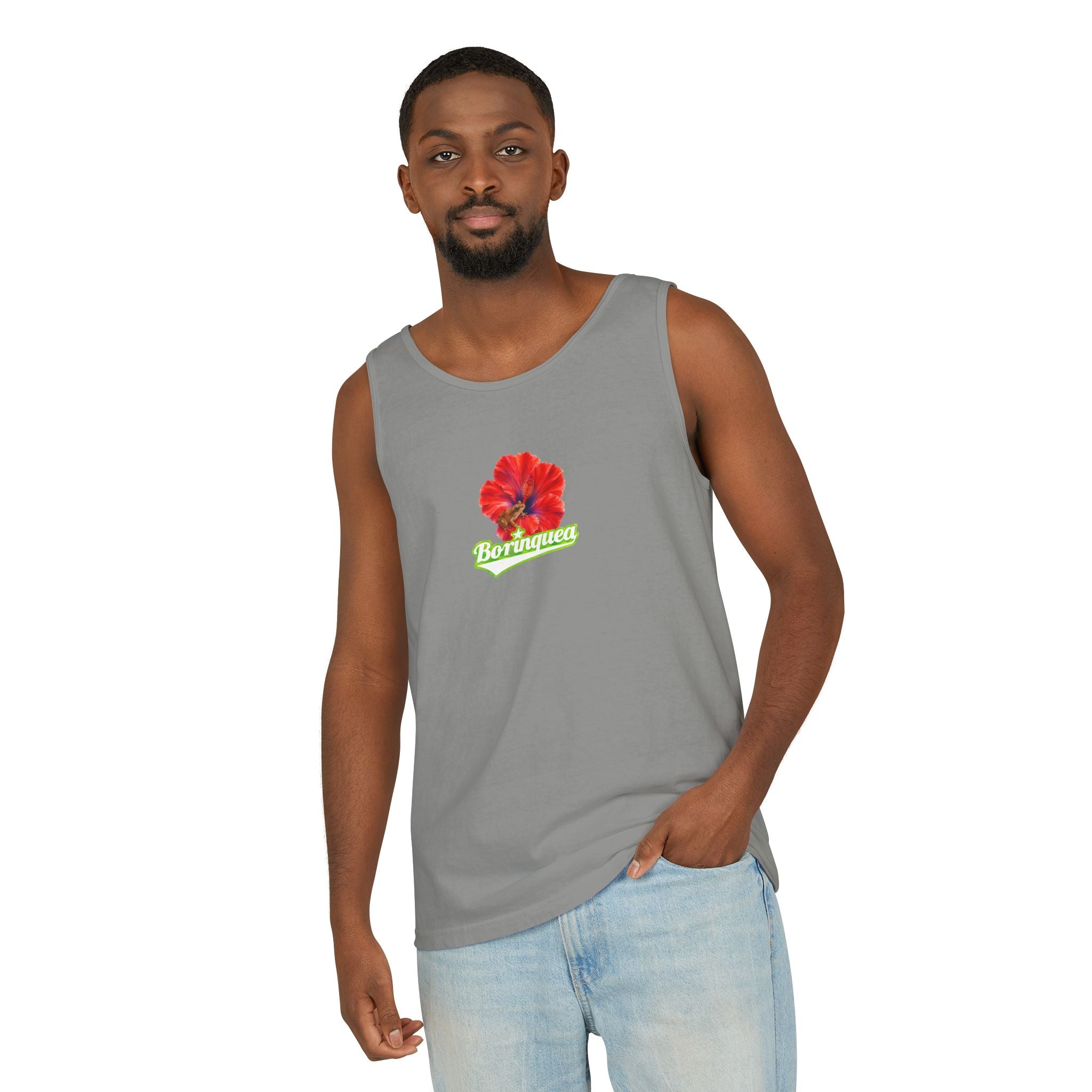 Tank Top "Coquí y Flor de Maga" Borinquea