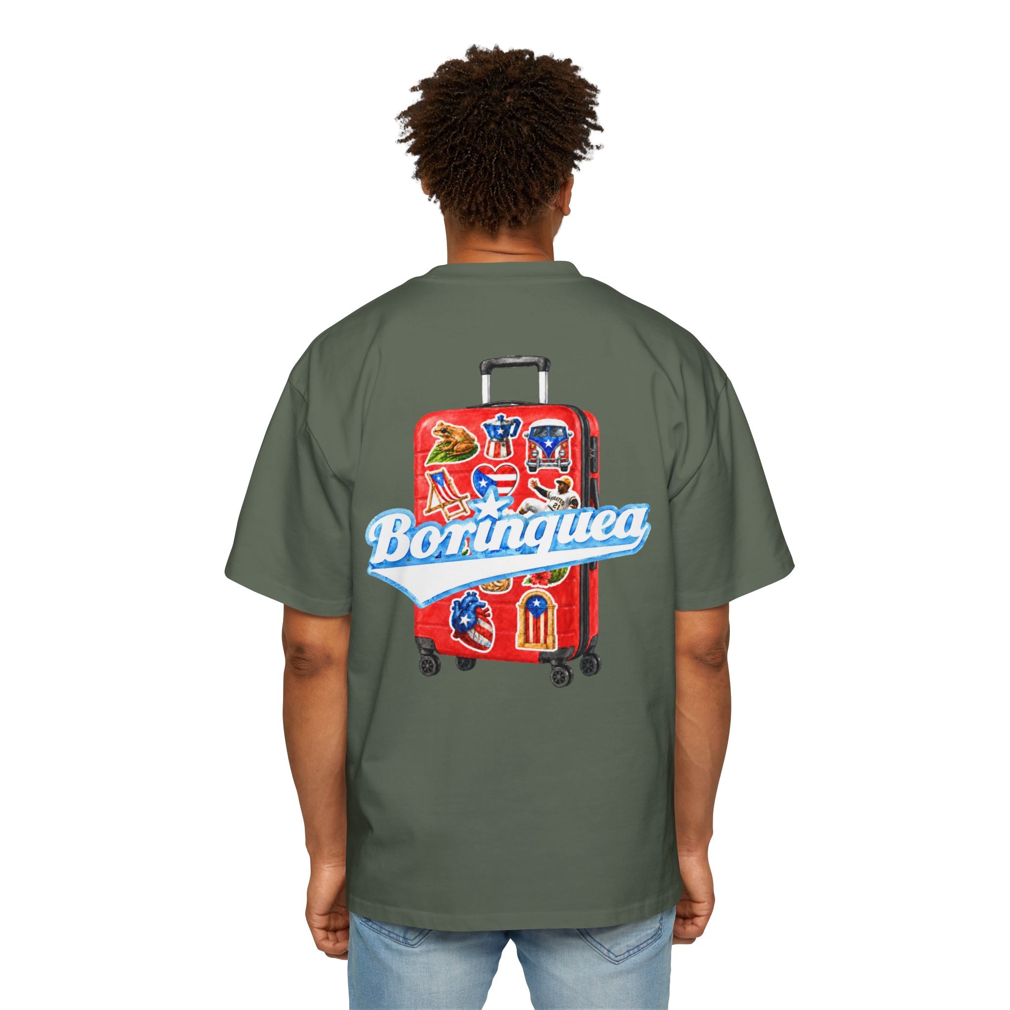 Camisa Oversize "Viajero Boricua" Borinquea