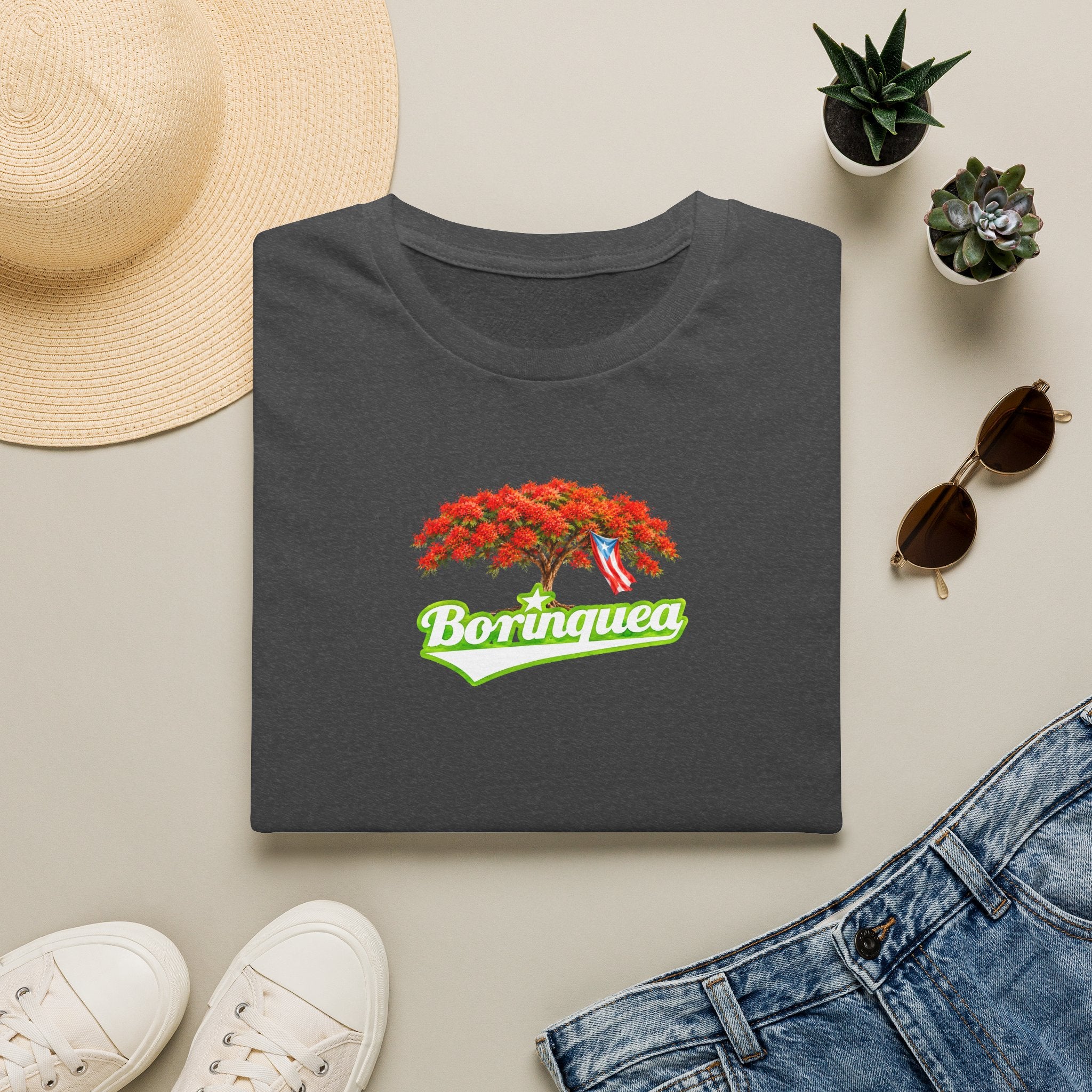 Camisa Soft Style "Flamboyán de Puerto Rico" Borinquea