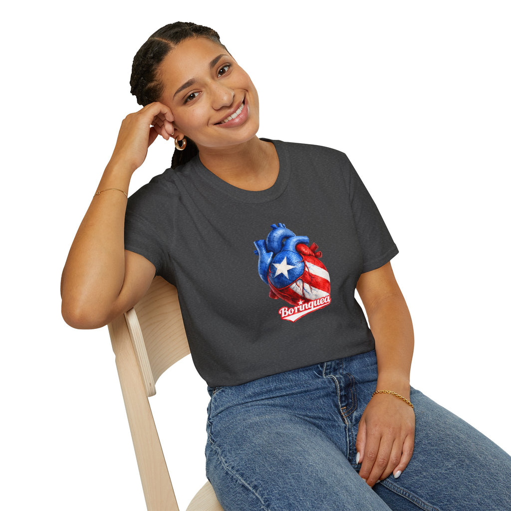 Camisa “Corazón Boricua” Borinquea