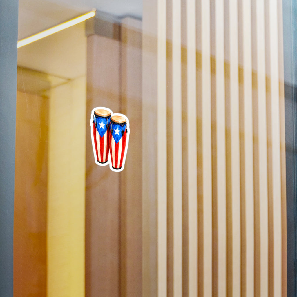 Sticker “Congas Puerto Rico” Borinquea