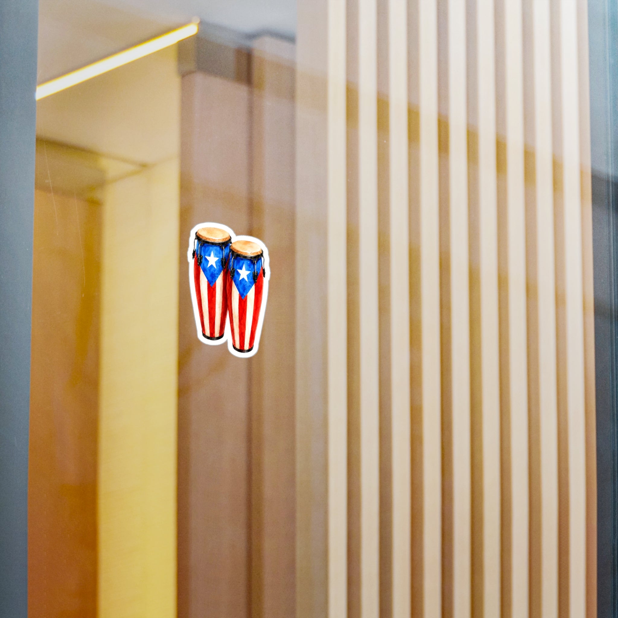 Sticker “Congas Puerto Rico” Borinquea