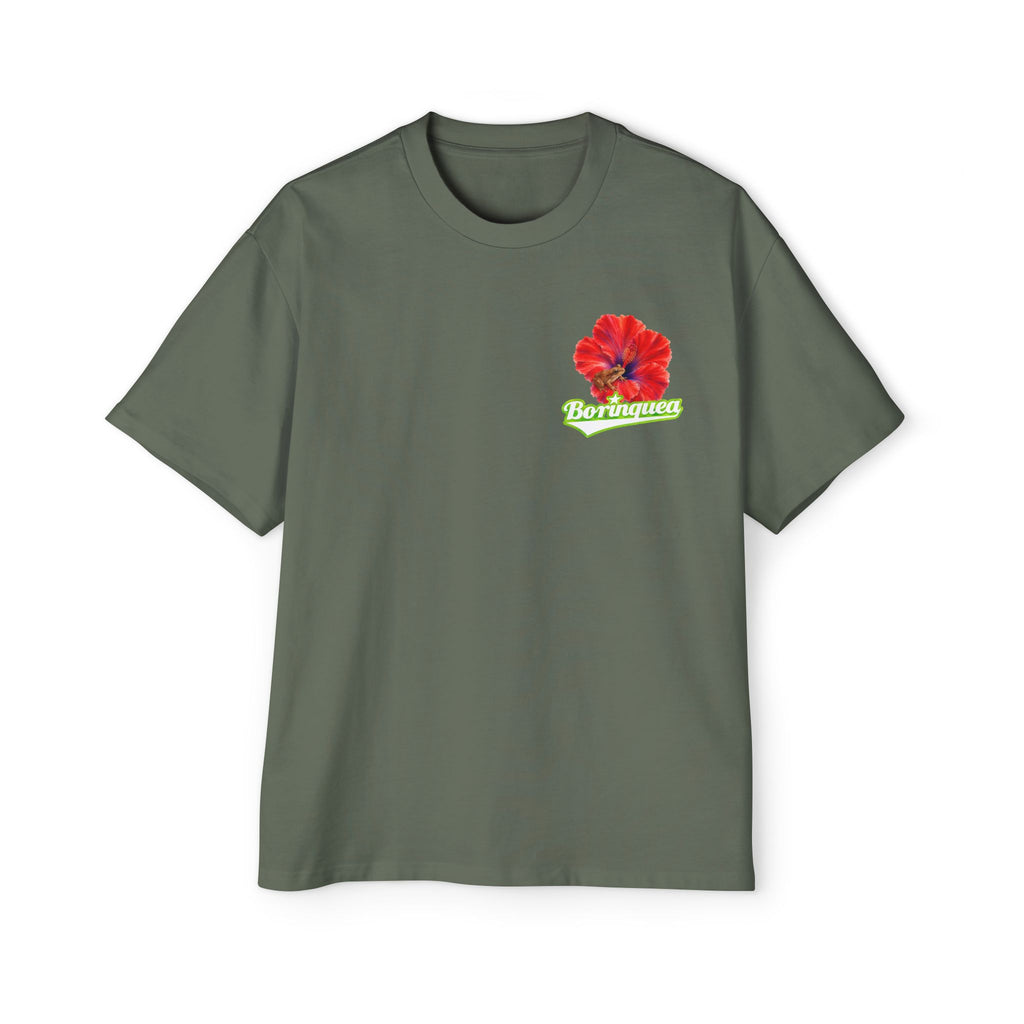 Camisa Oversize "Coquí y Flor de Maga" Borinquea