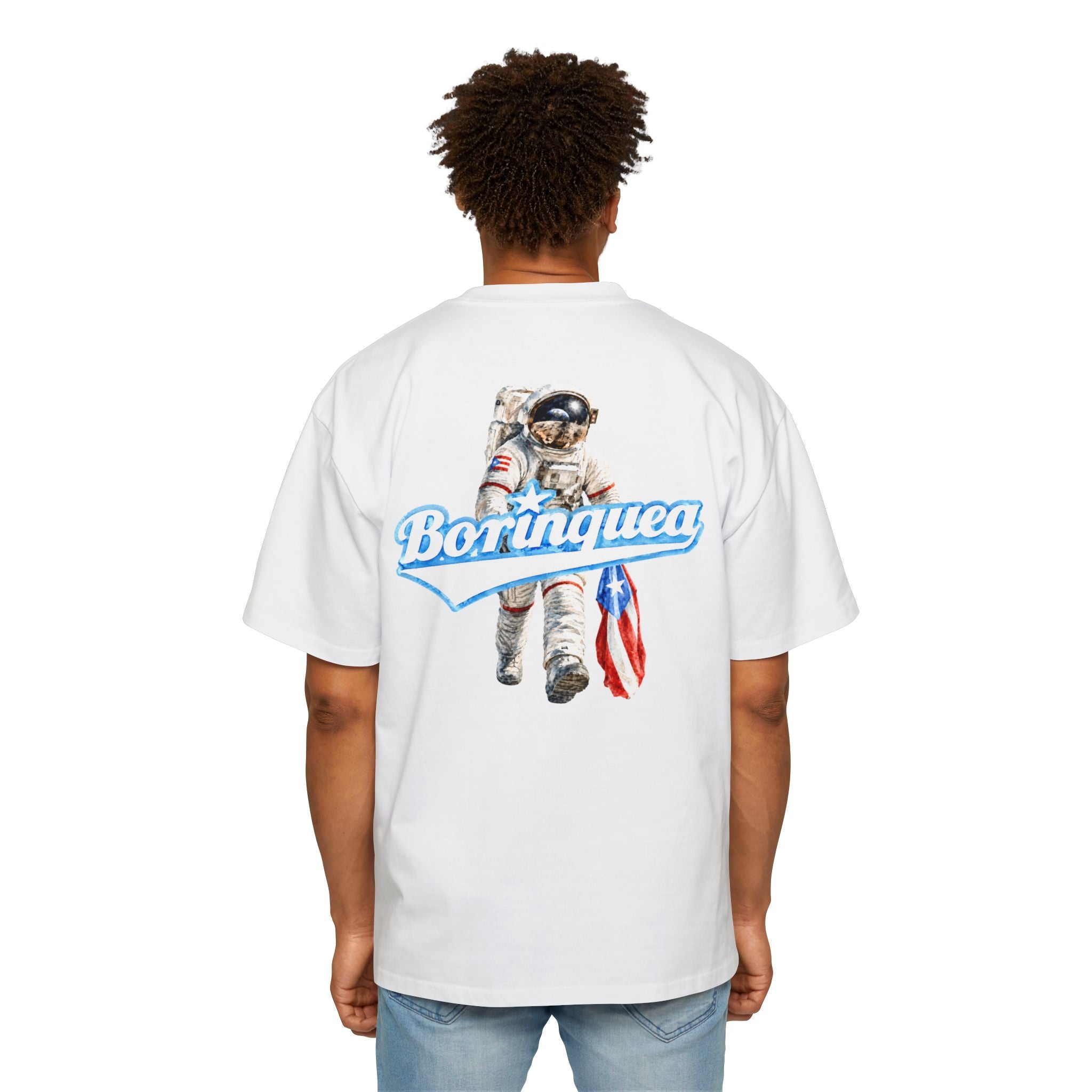 Camisa Oversized “Boricua en la Luna” Borinquea