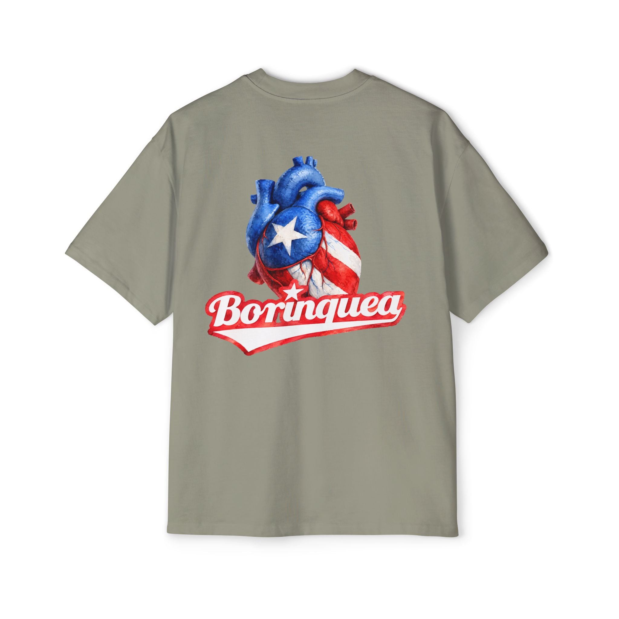 Camisa Oversized “Preciosa Corazón Boricua” Borinquea
