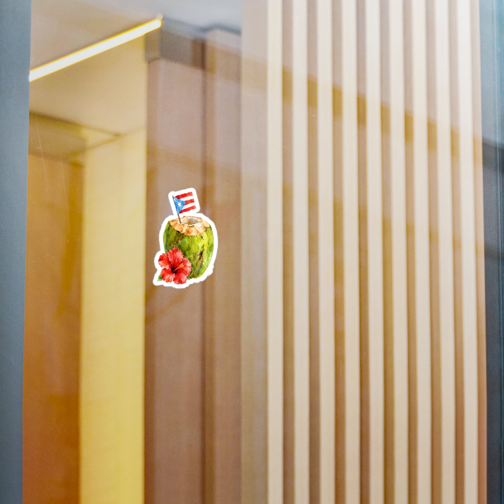 Sticker "Coco Frío Boricua" Borinquea
