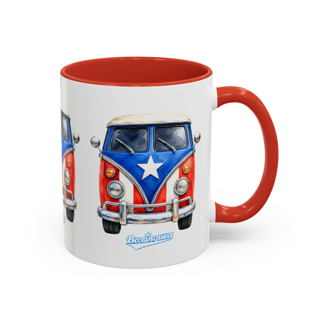 Taza "Van Boricua 11oz" Borinquea