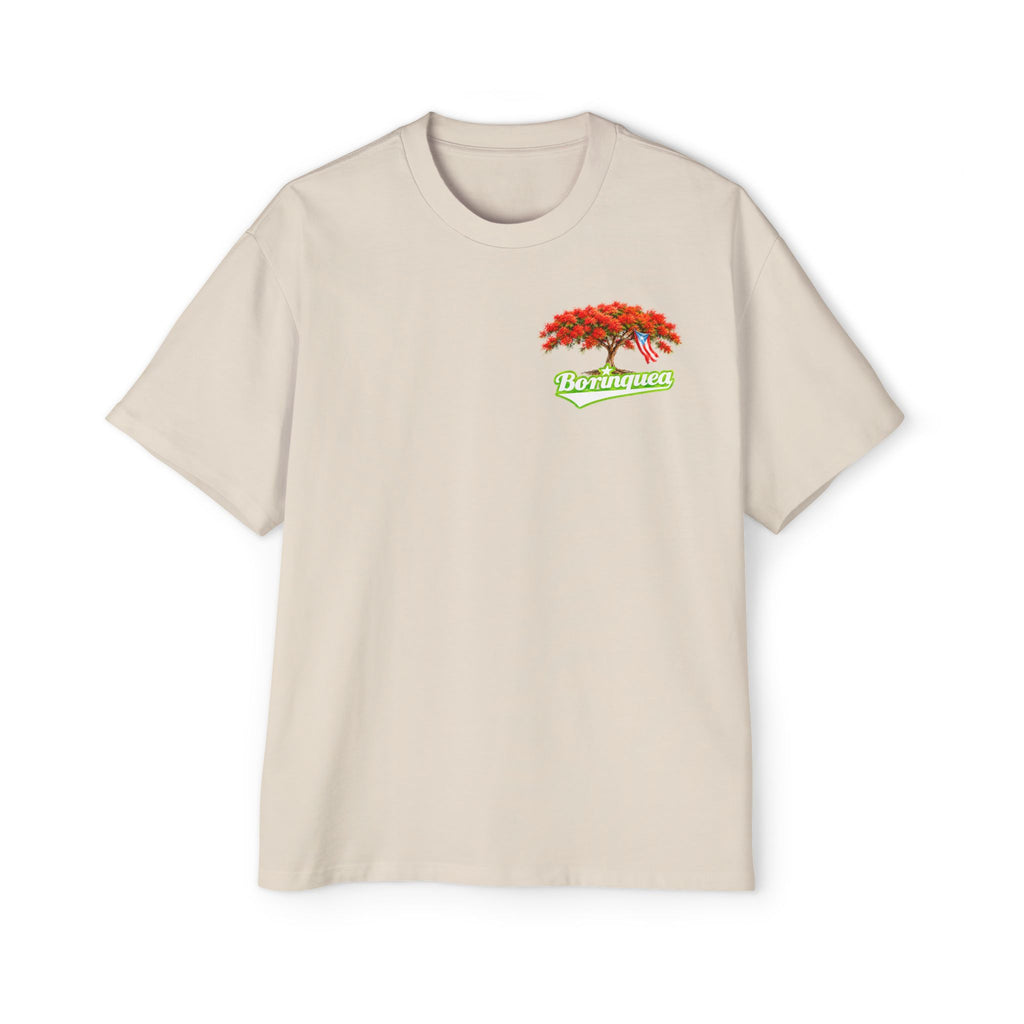 Camisa Oversize "Flamboyán de Puerto Rico" Borinquea