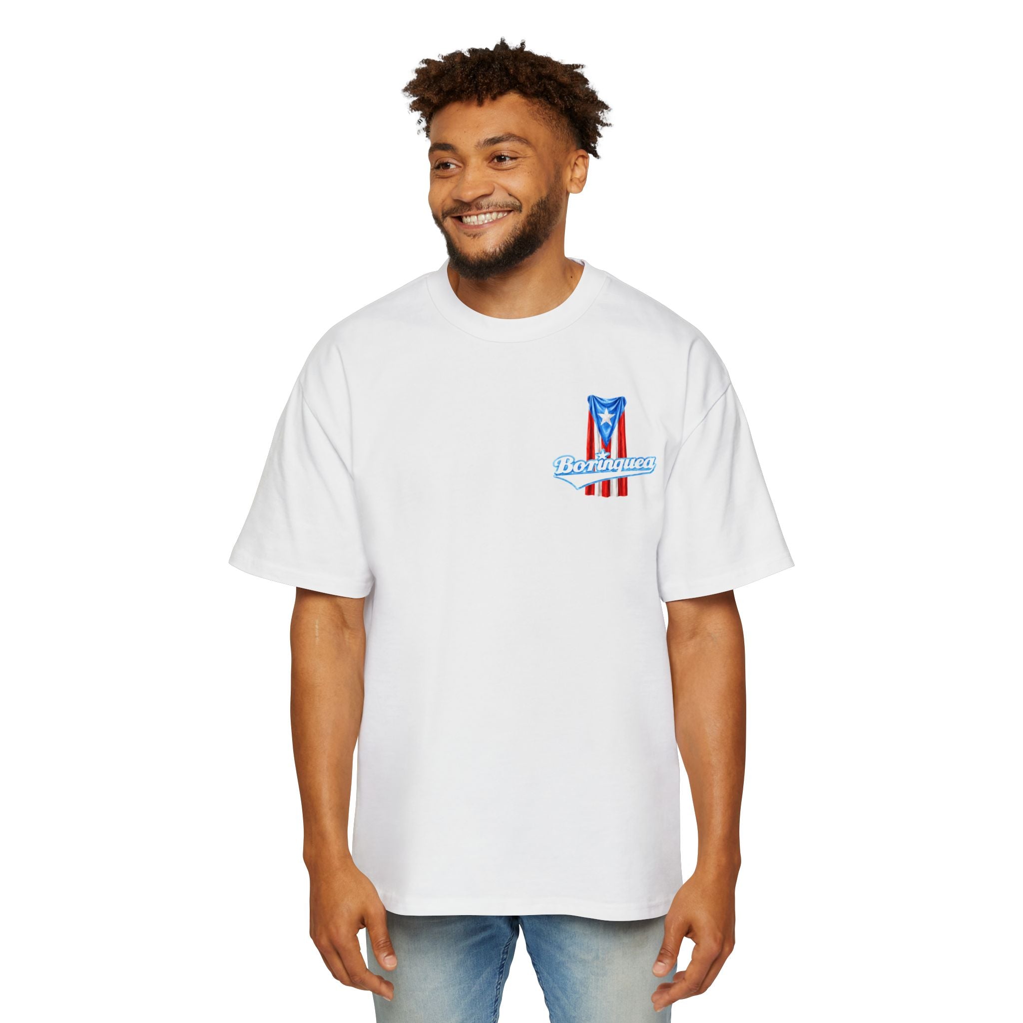 Camisa Oversized “Bandera Colgante Puerto Rico” Borinquea