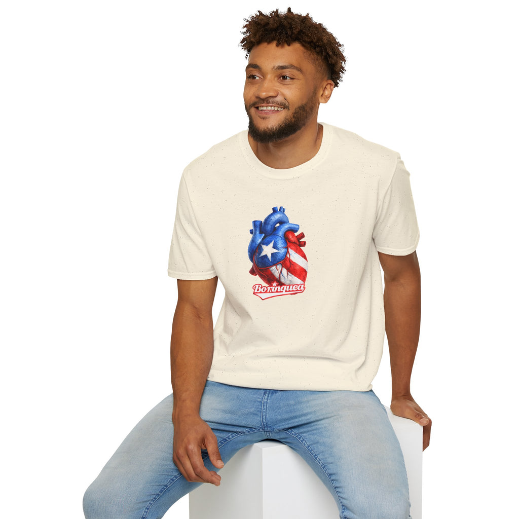 Camisa “Corazón Boricua” Borinquea