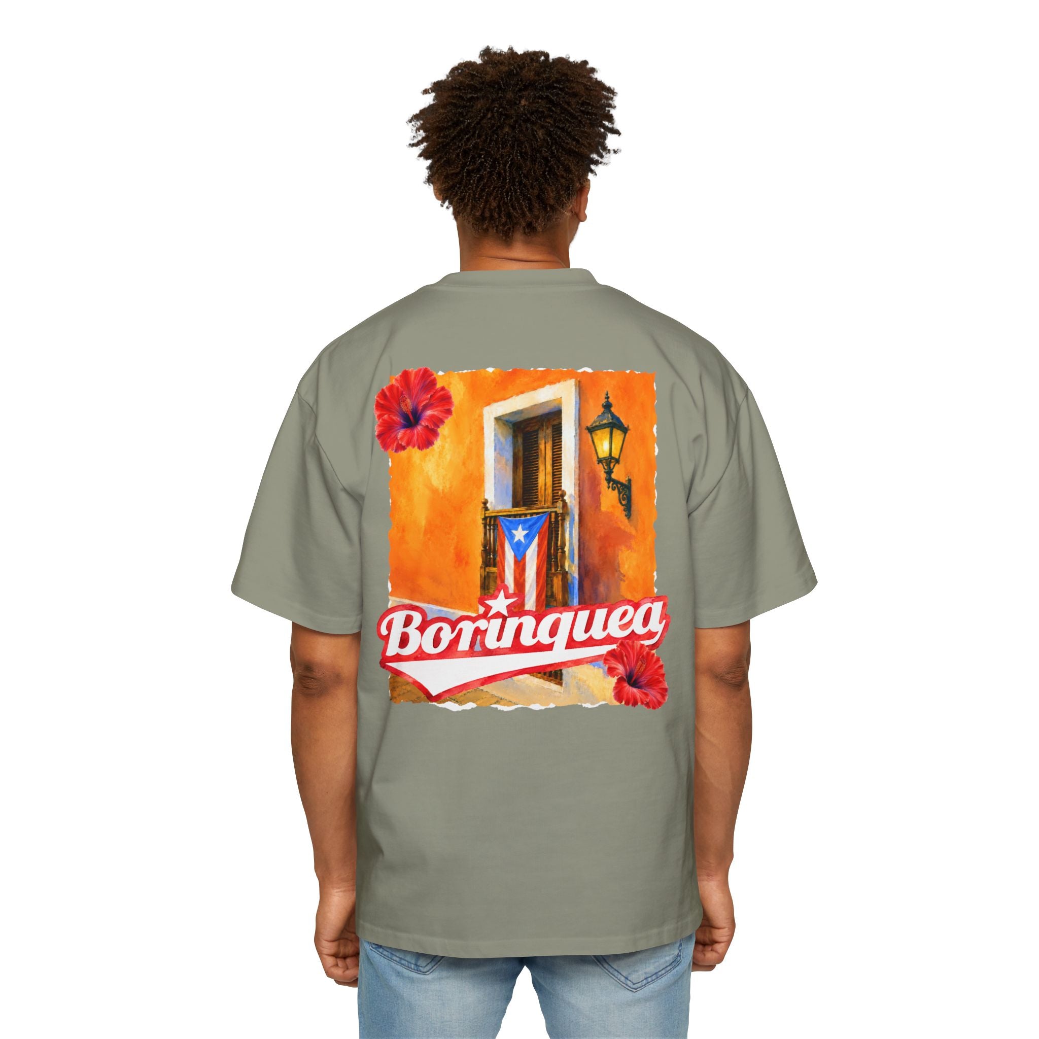 Camisa Oversize "Balcón de San Juan" Borinquea