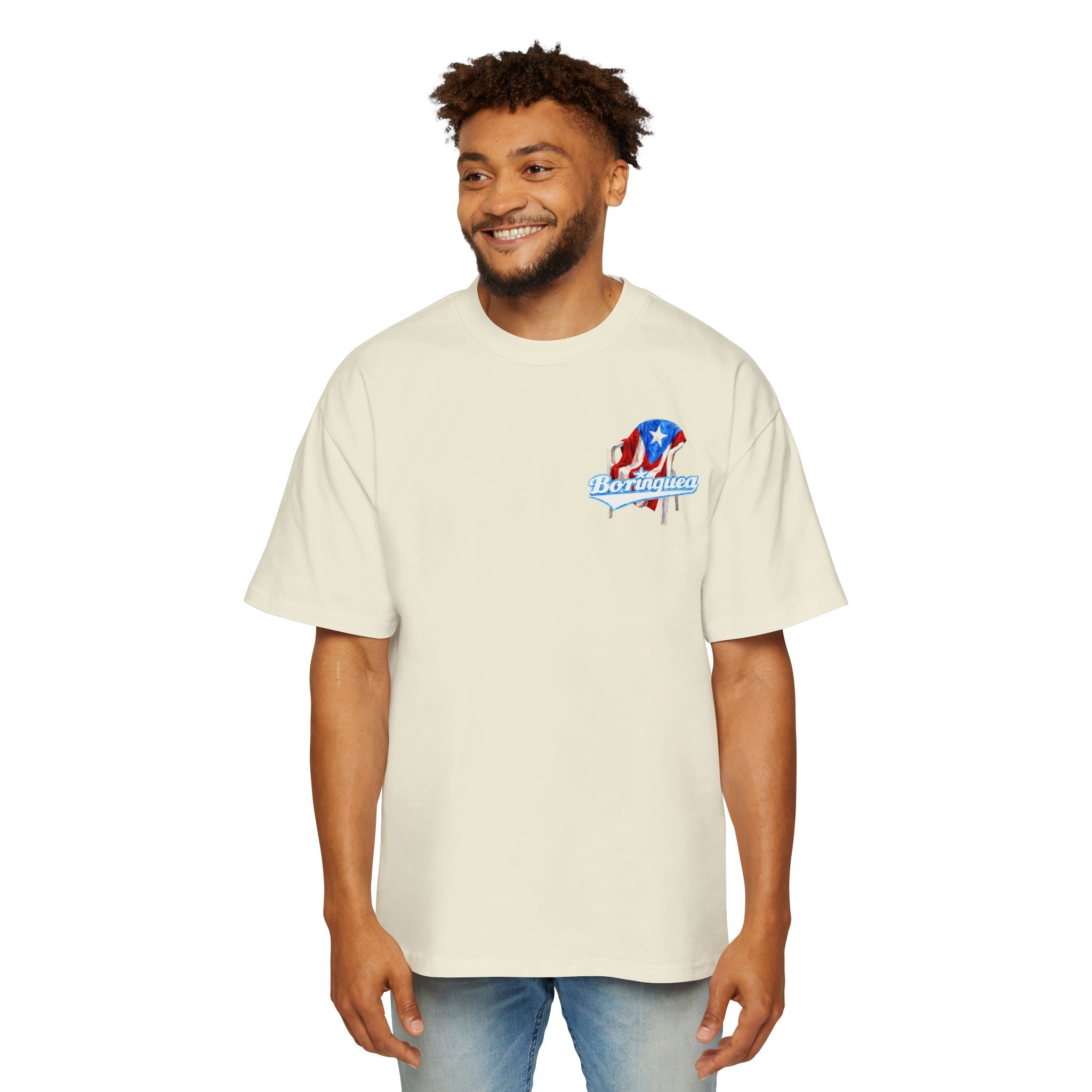 Camisa Oversized “Seguimos Aquí” Borinquea