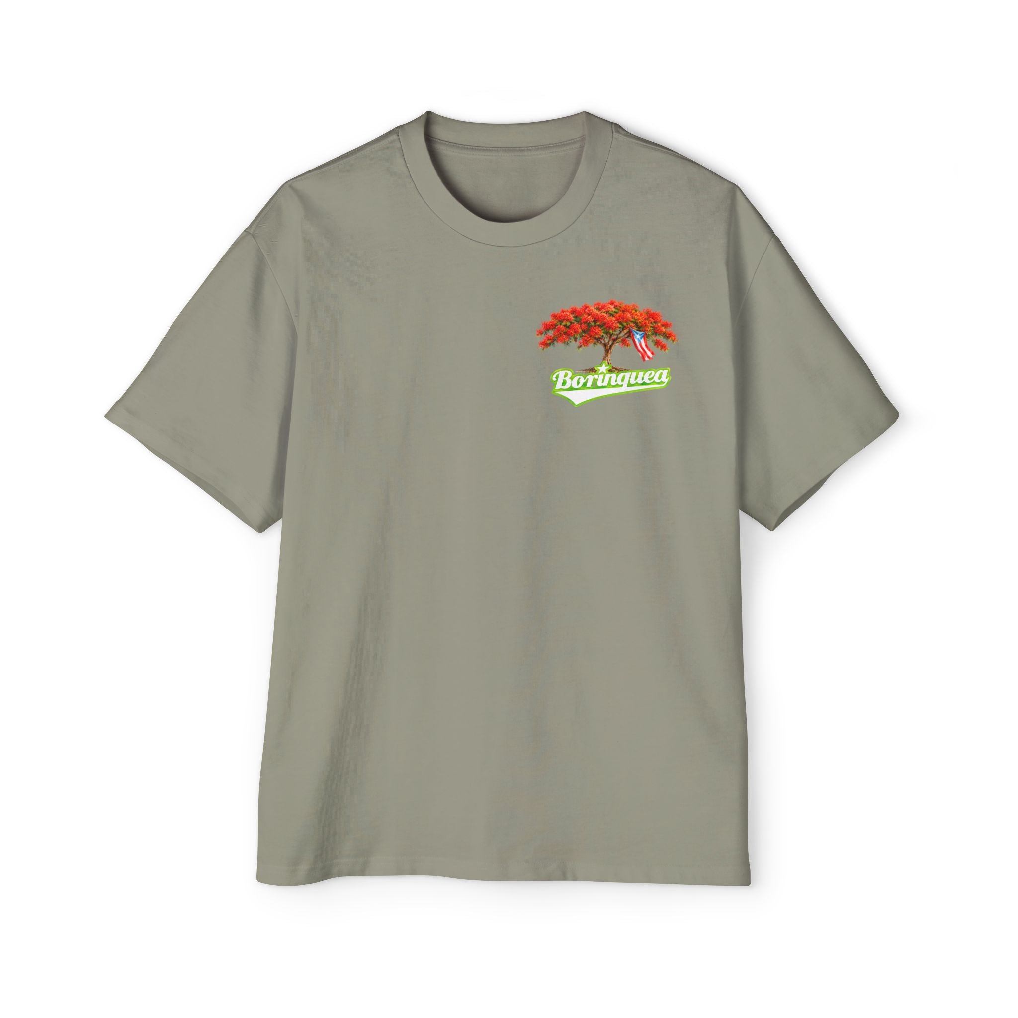 Camisa Oversize "Flamboyán de Puerto Rico" Borinquea