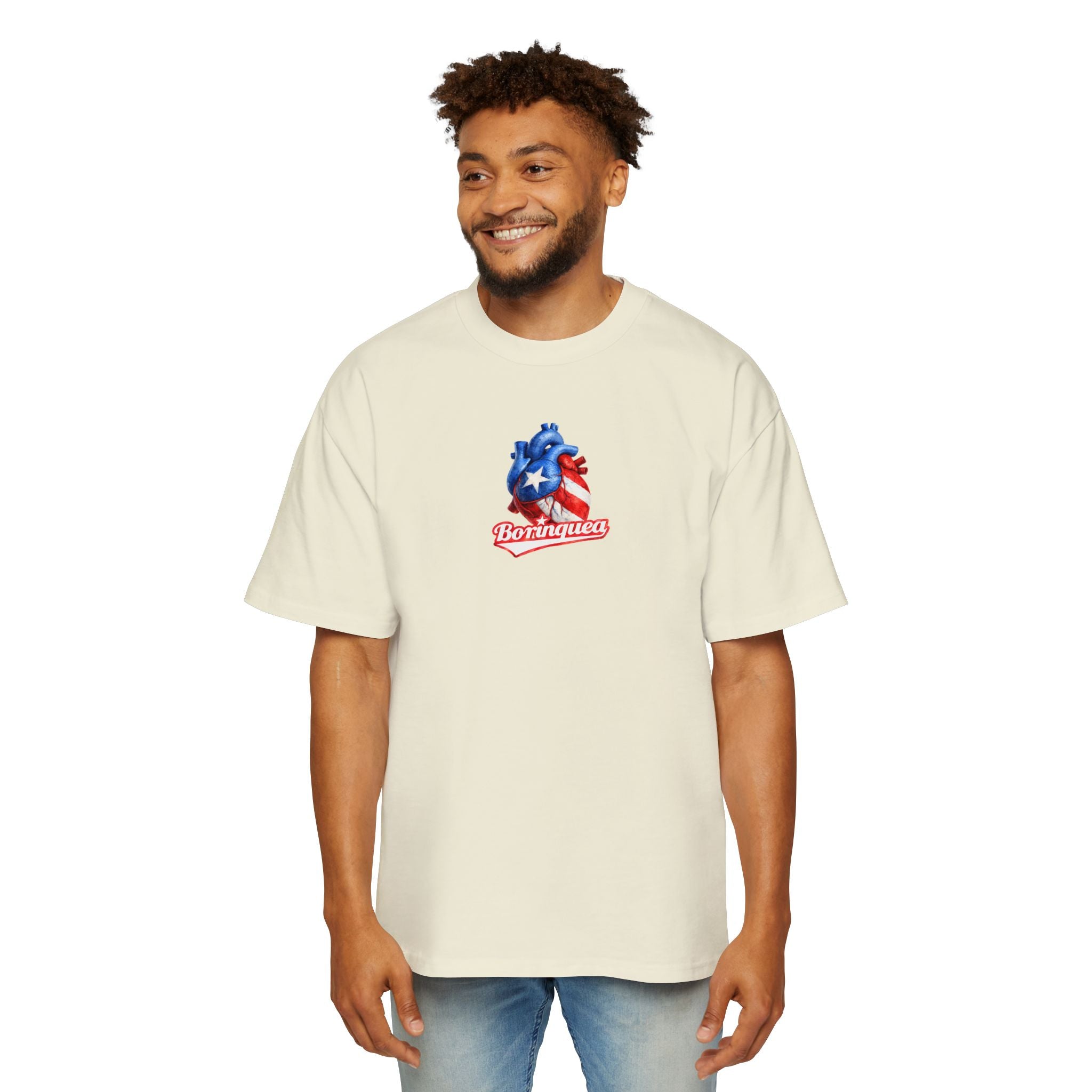 Camisa Oversized “Preciosa Corazón Boricua” Borinquea