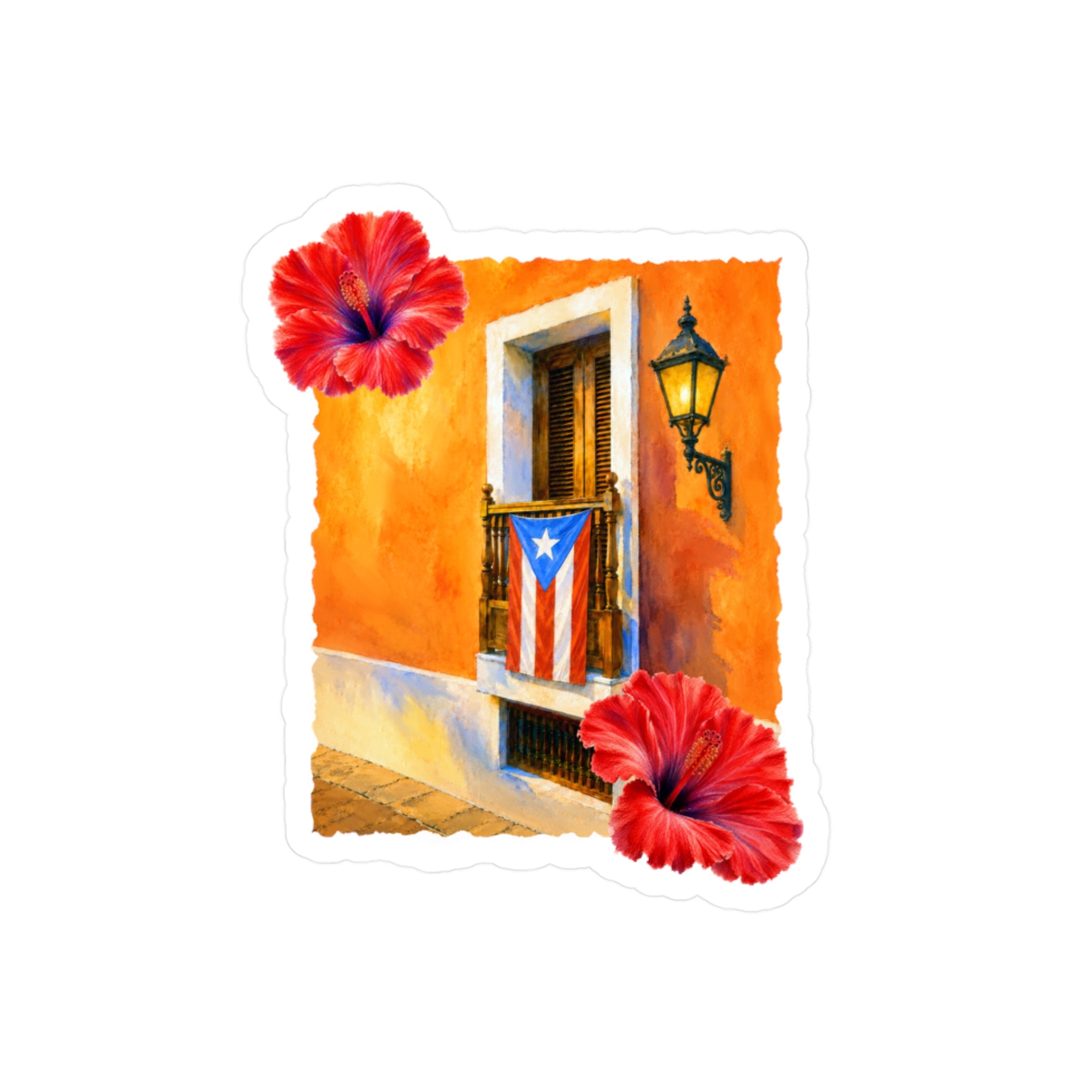 Sticker "Balcón de San Juan Boricua" Borinquea