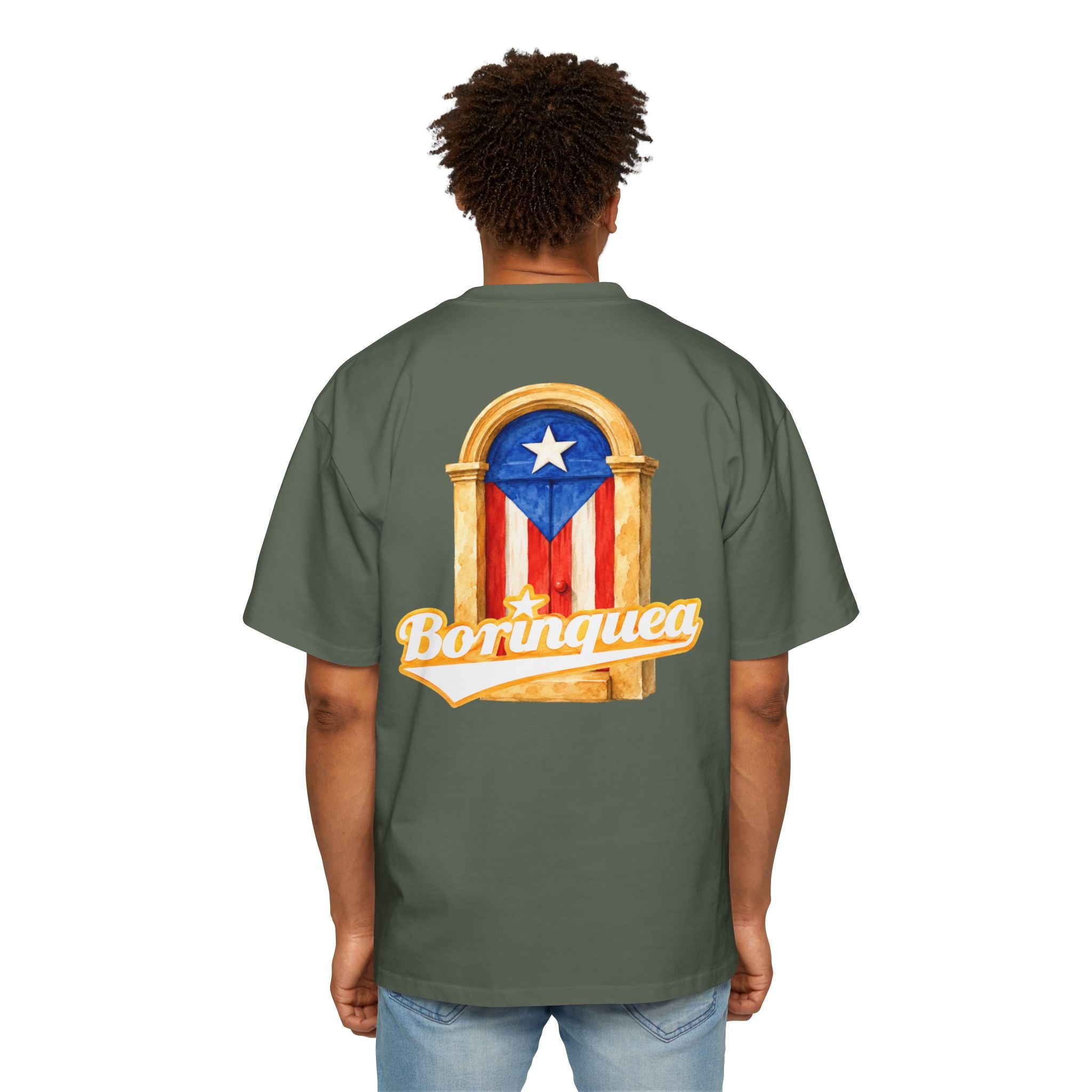 Camisa Oversized “Puerta Boricua” Borinquea