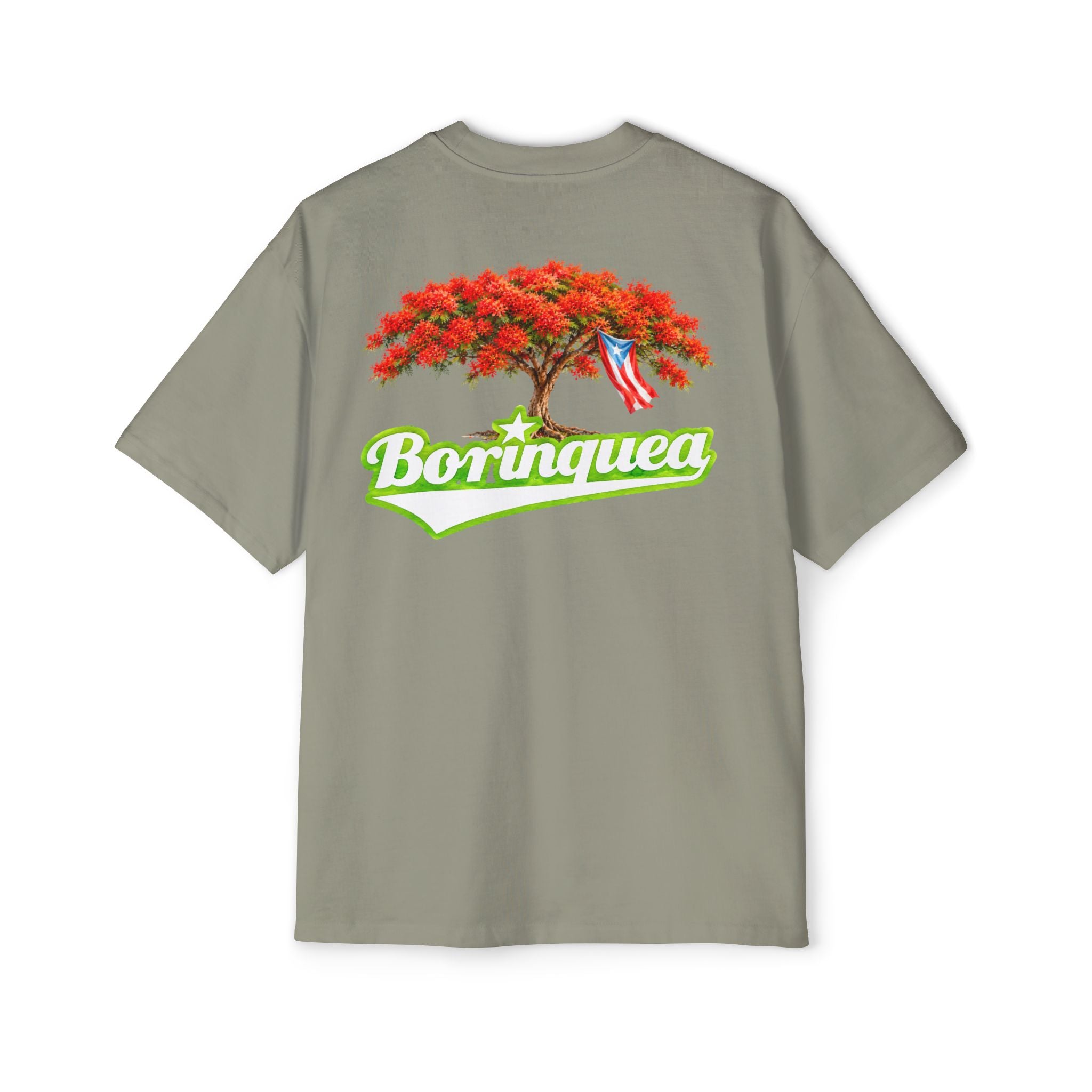 Camisa Oversize "Flamboyán de Puerto Rico" Borinquea
