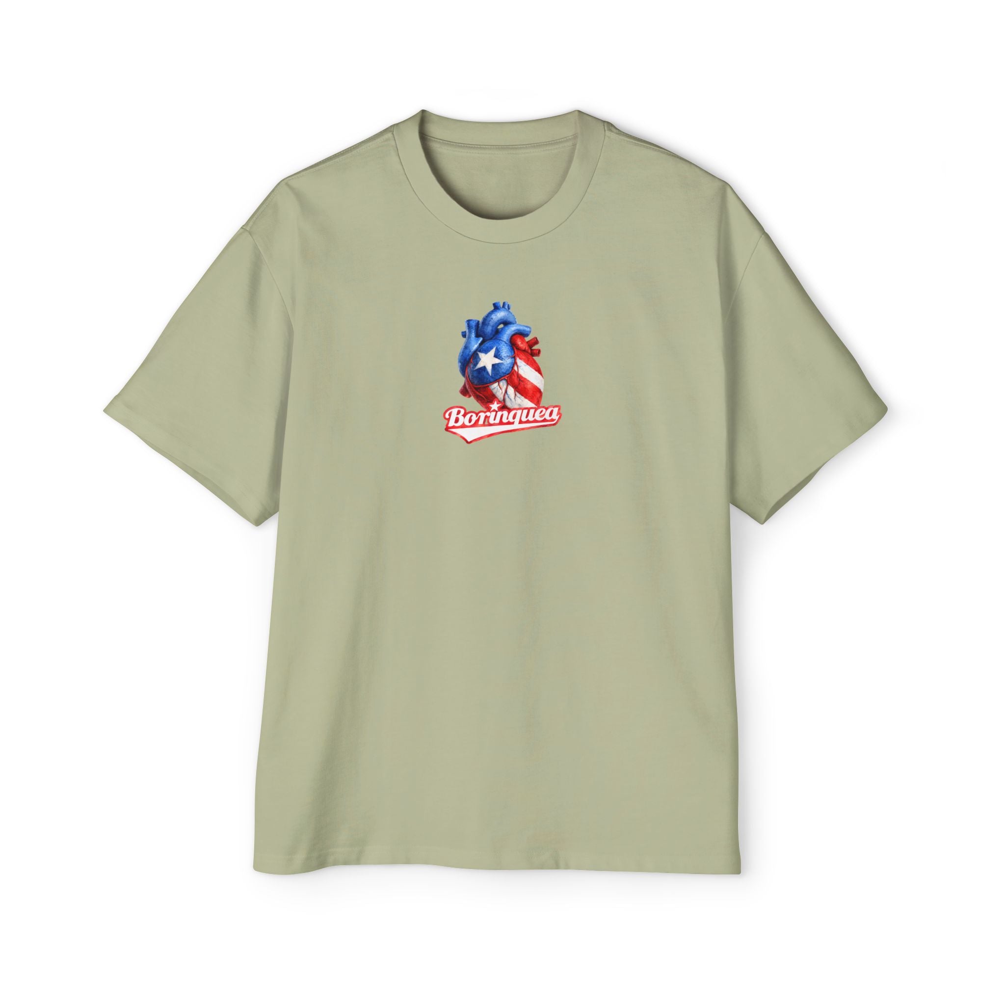 Camisa Oversized “Preciosa Corazón Boricua” Borinquea