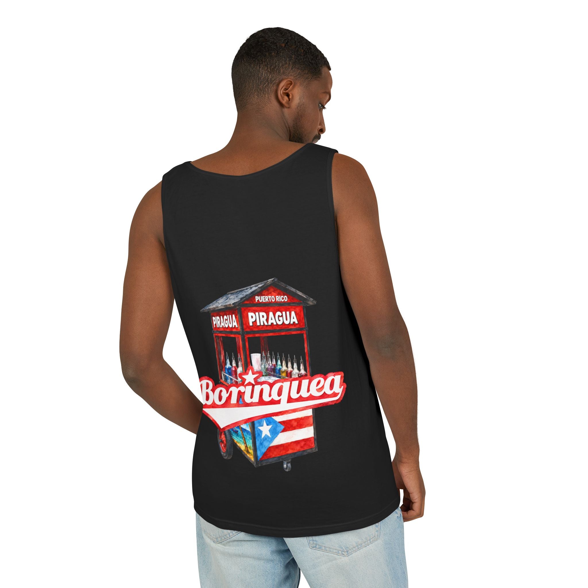 Tank Top Unisex “Carrito de Piraguas” Borinquea