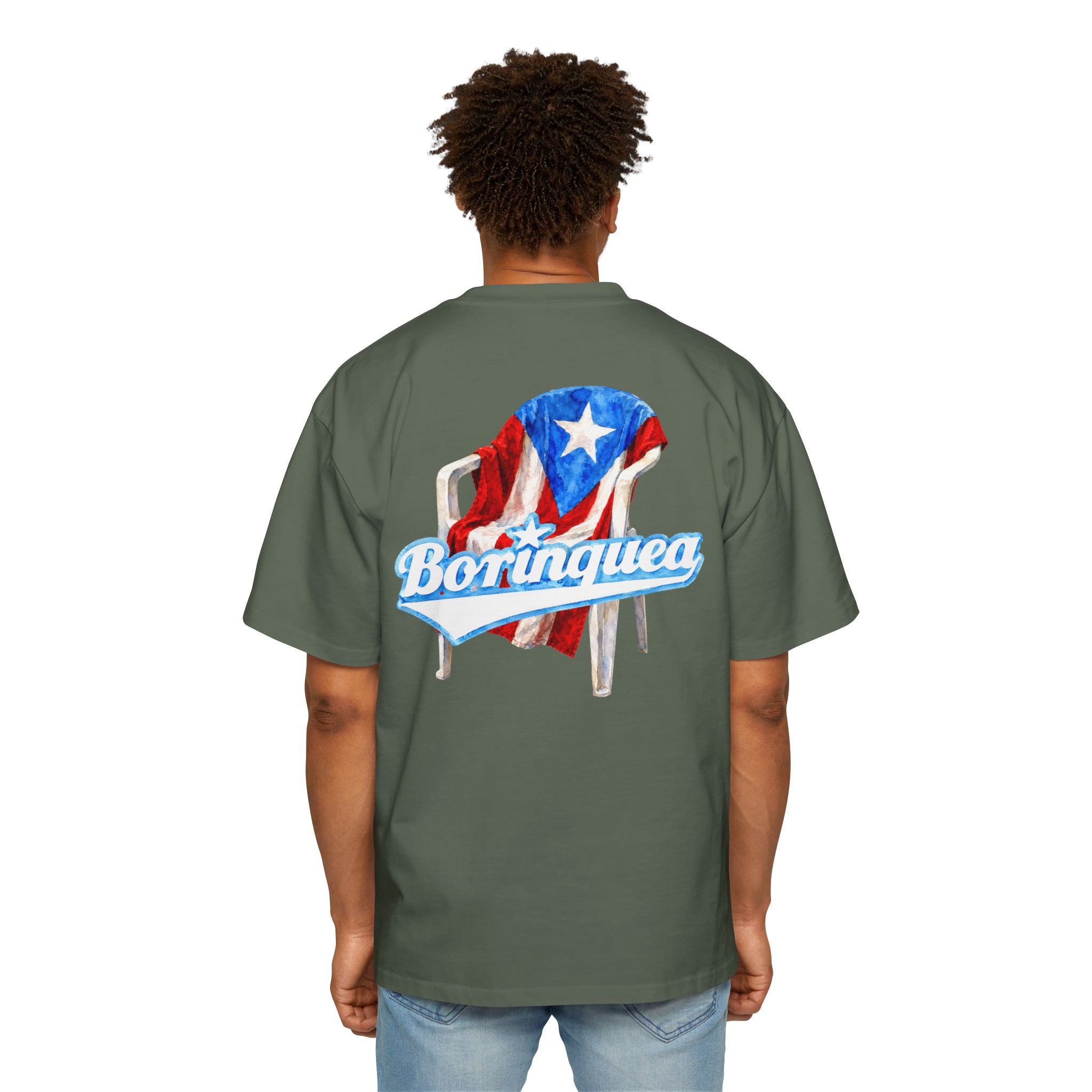 Camisa Oversized “Seguimos Aquí” Borinquea
