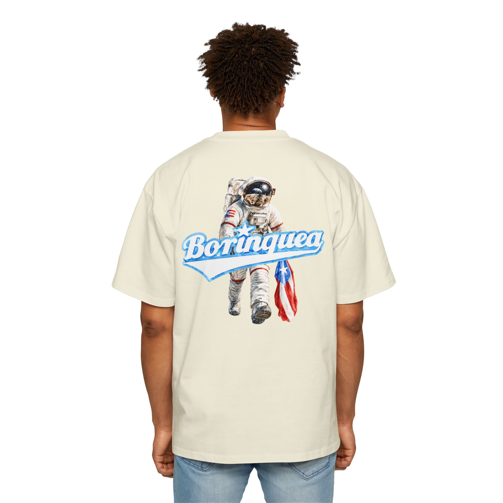 Camisa Oversized “Boricua en la Luna” Borinquea