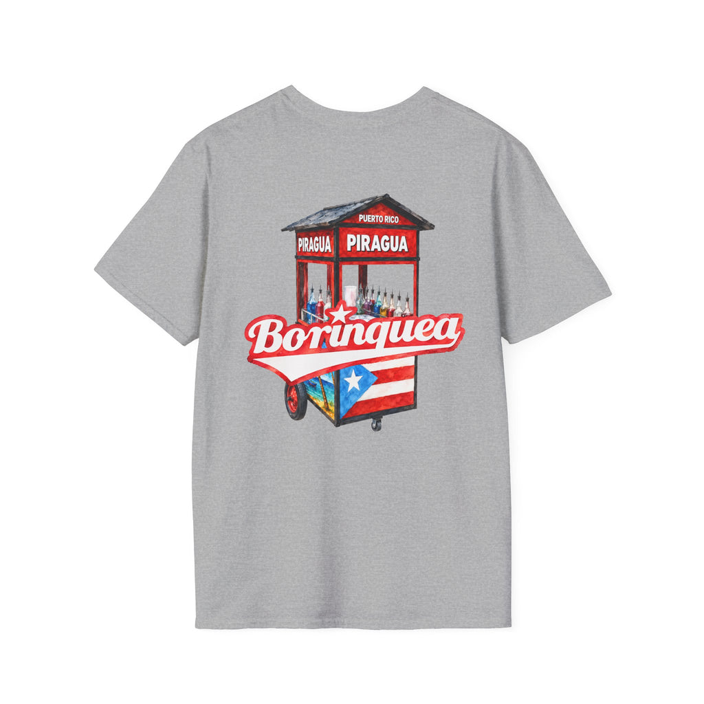 Camisa Soft Style “Carrito de Piraguas Boricua” Borinquea