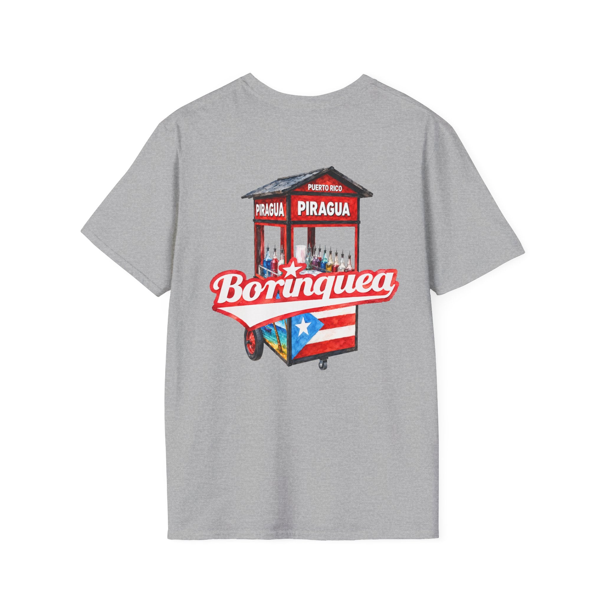 Camisa Soft Style “Carrito de Piraguas Boricua” Borinquea