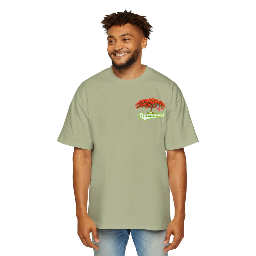 Camisa Oversize "Flamboyán de Puerto Rico" Borinquea