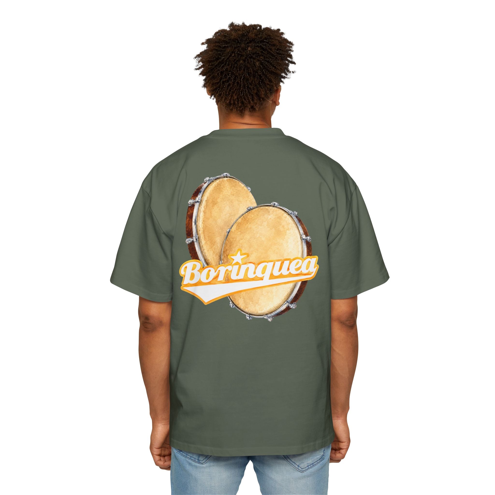 Camisa Oversized “Rica Plena” Borinquea